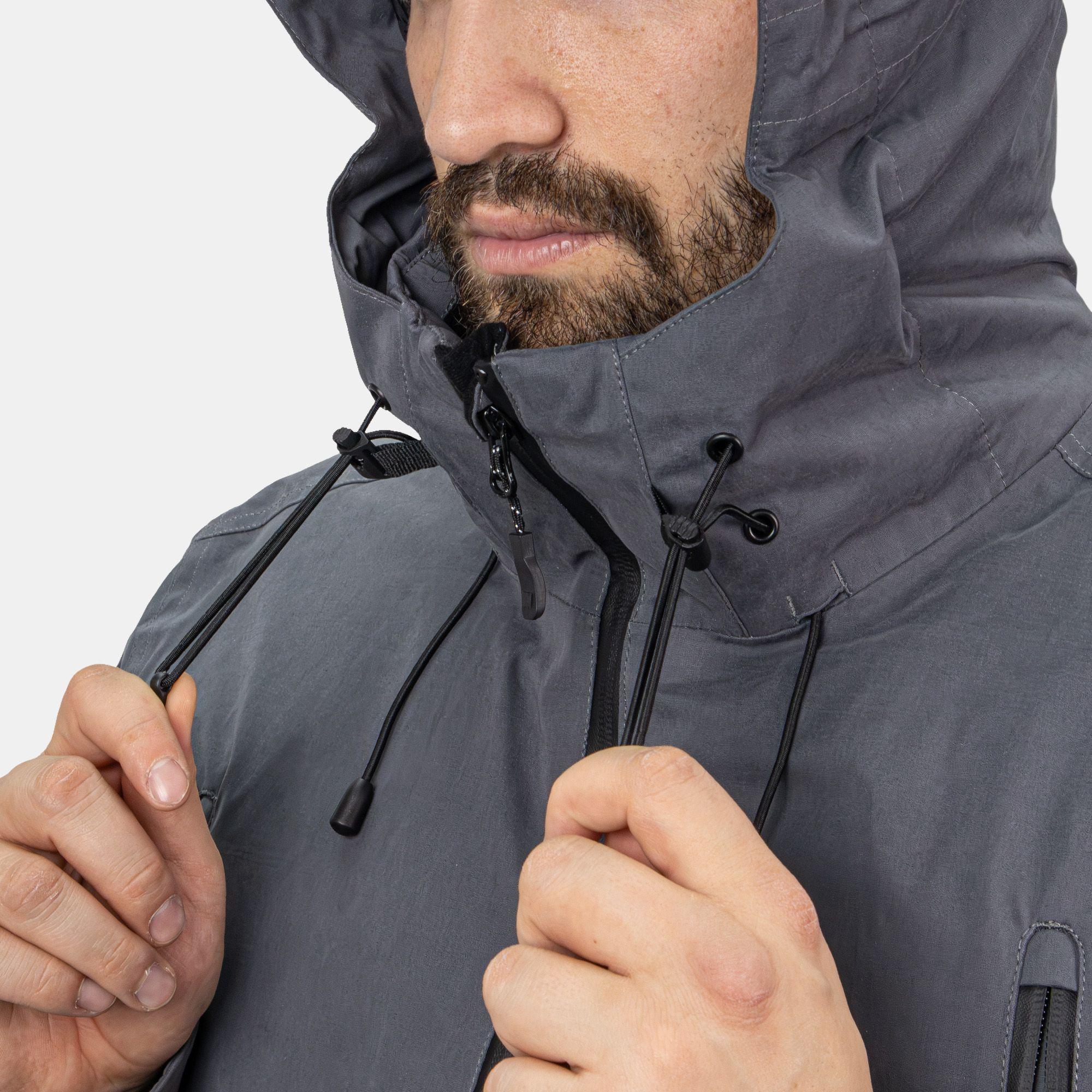 Parka Impermeable HW Vail Gris-5