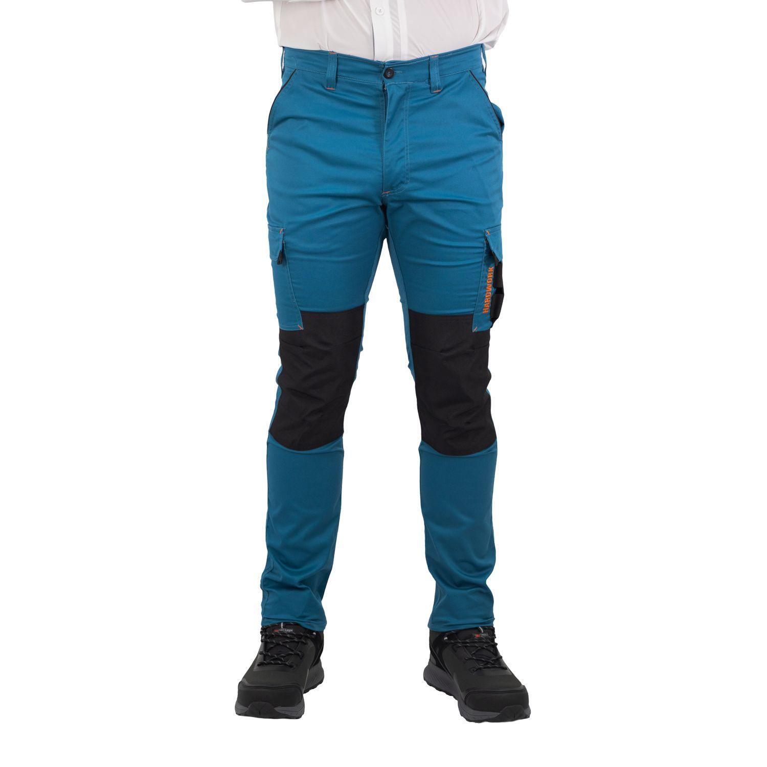 Pantalón Cargo HW Dakota Spandex Petroleo-0