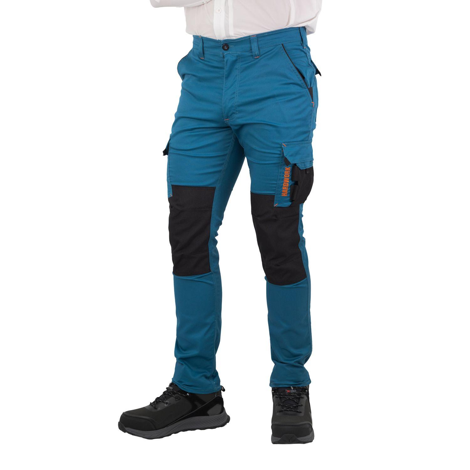 Pantalón Cargo HW Dakota Spandex Petroleo-2