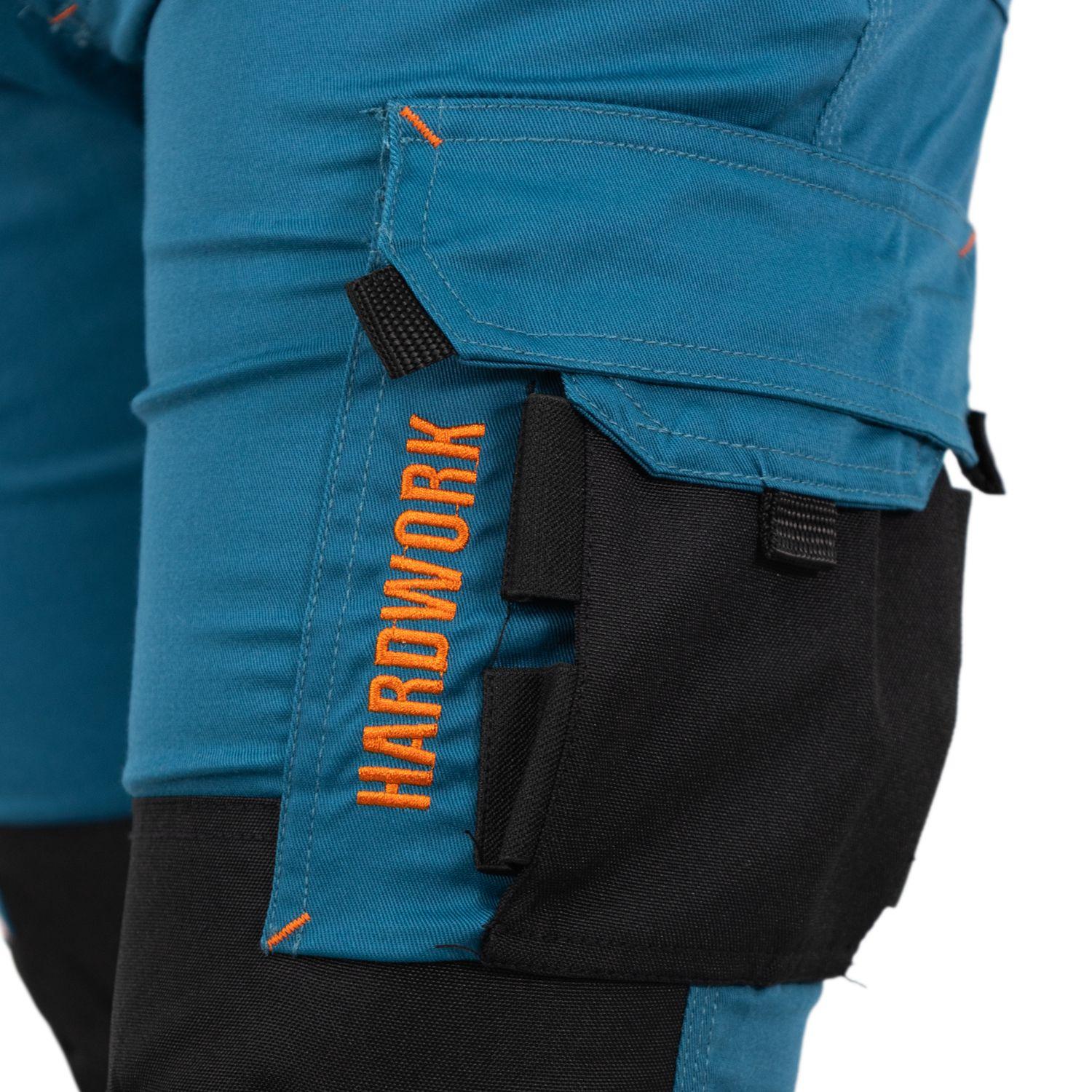 Pantalón Cargo HW Dakota Spandex Petroleo-5