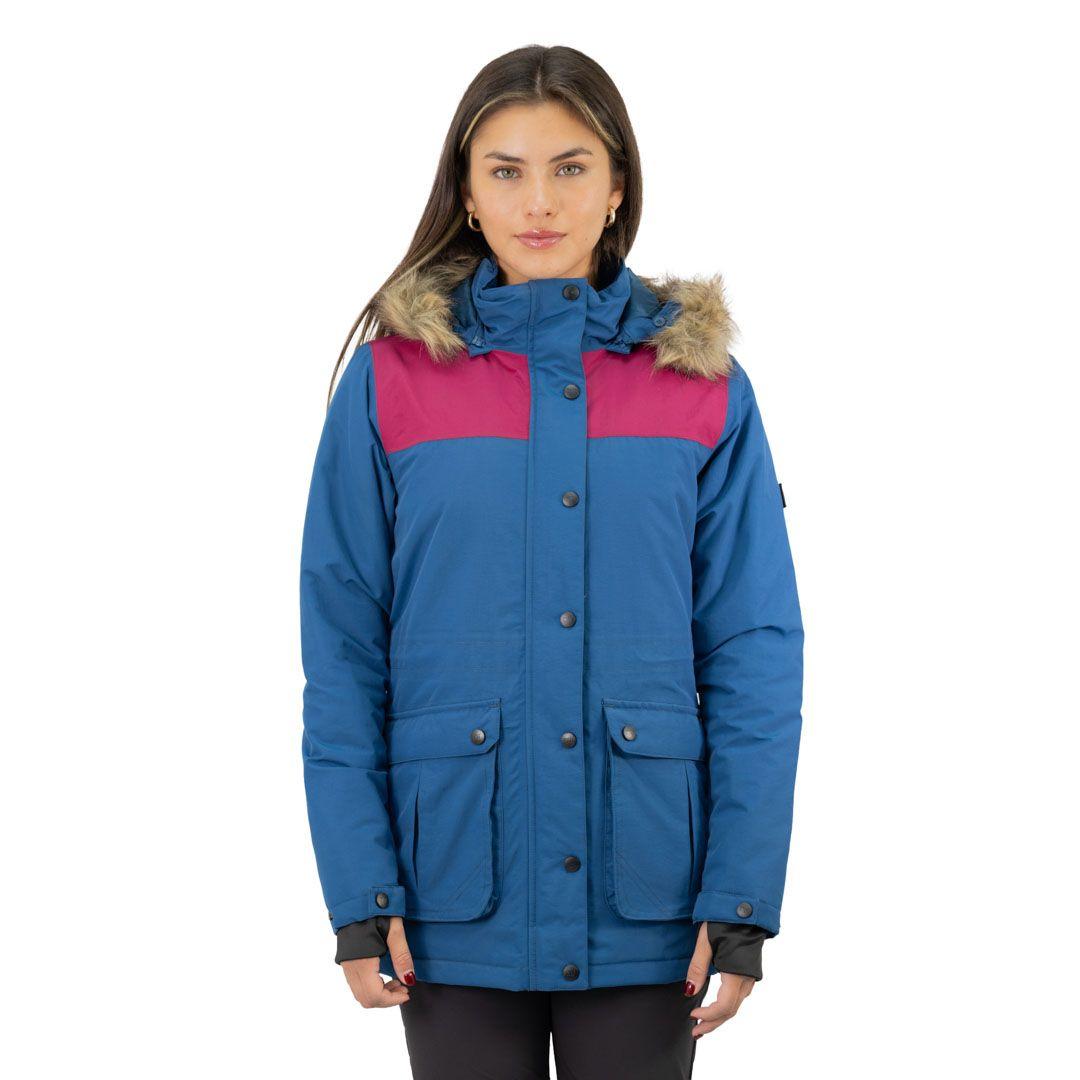 Parka Impermeable Hw Kodiak Mujer Azul-0