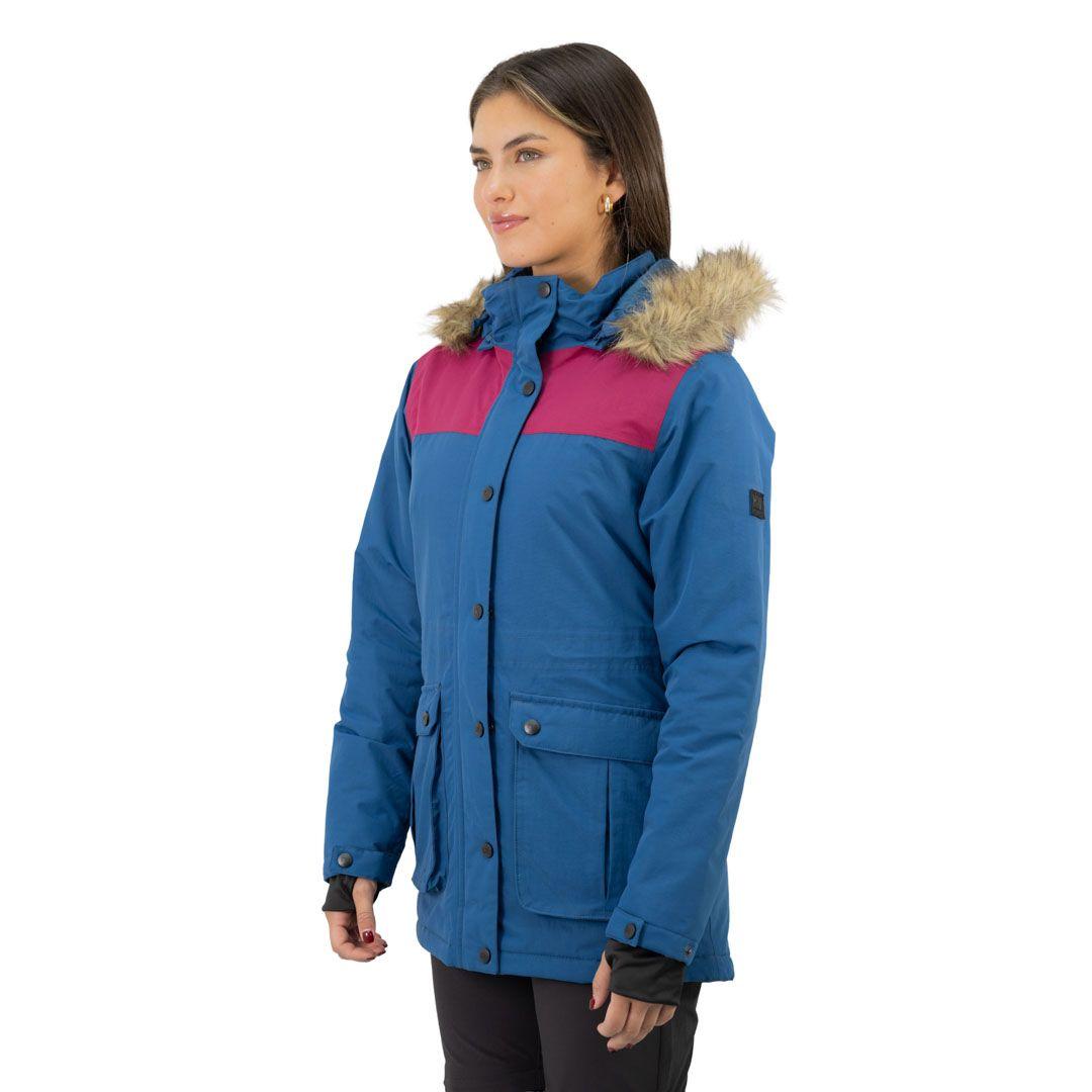 Parka Impermeable Hw Kodiak Mujer Azul-1