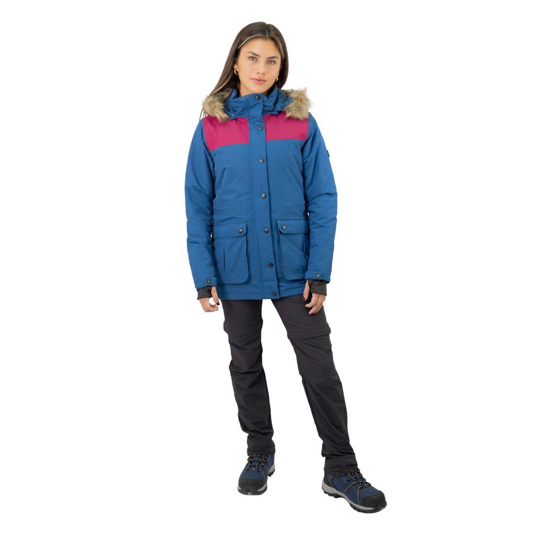 Parka Impermeable Hw Kodiak Mujer Azul-5