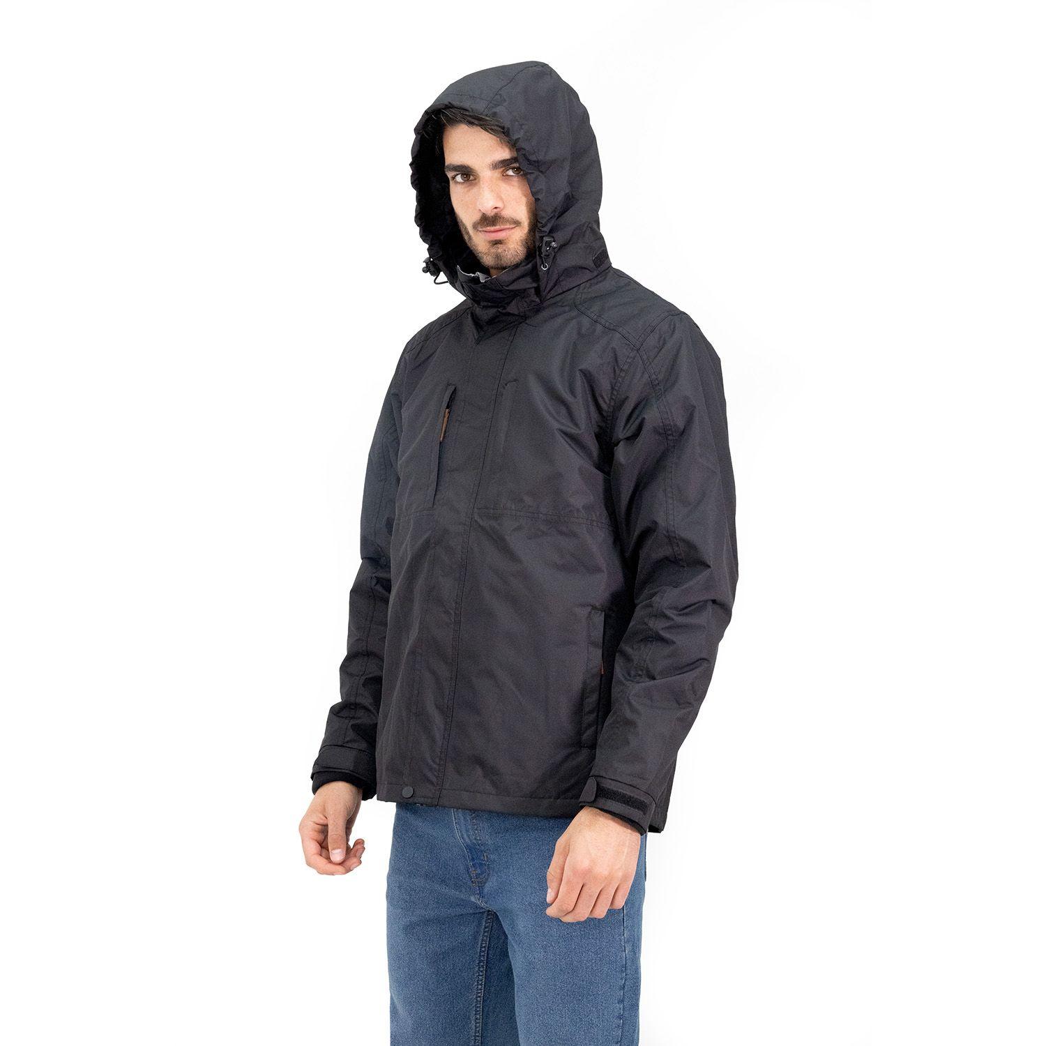 Parka Quebec 3 En 1 Ottawa Negro Hombre-3