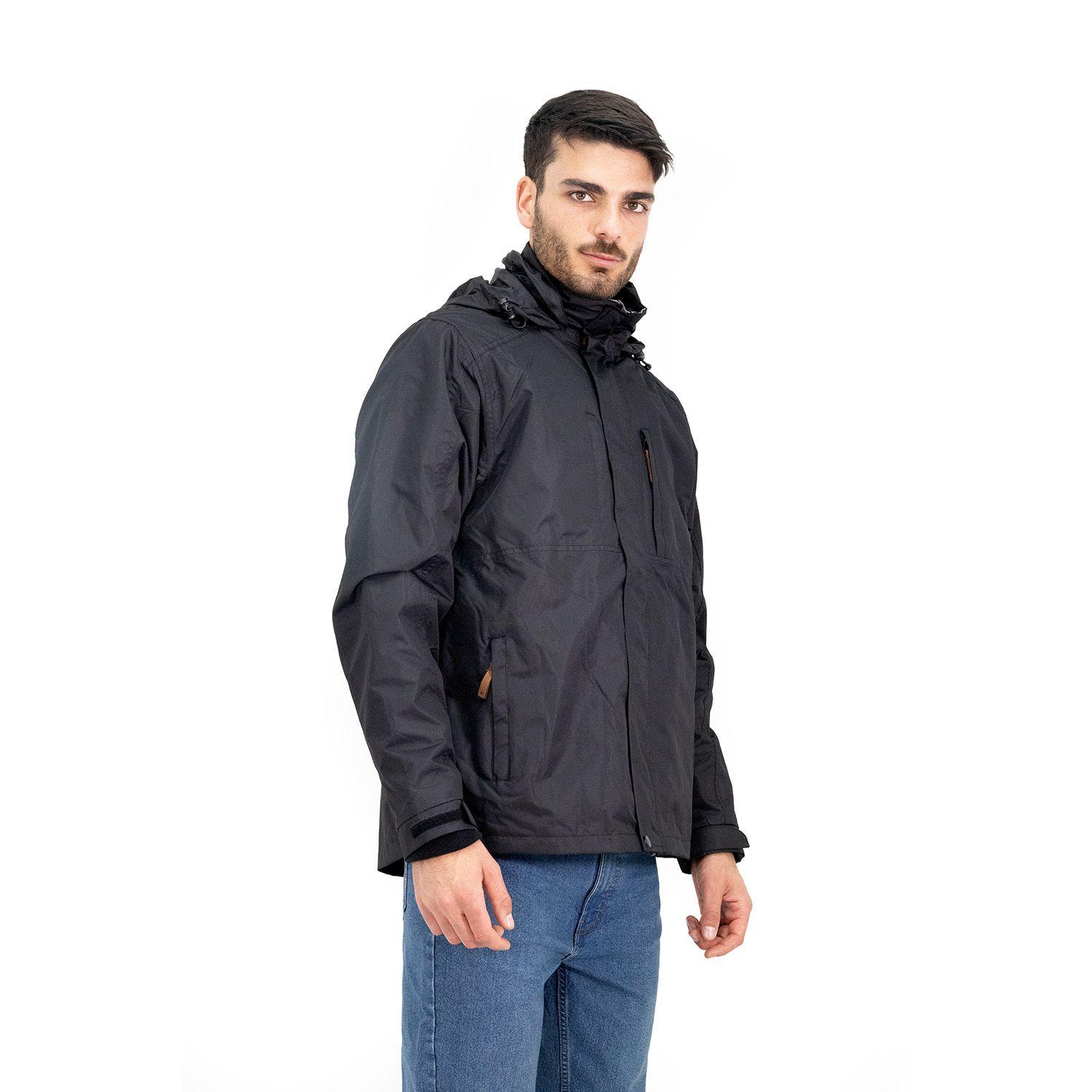Parka Quebec 3 En 1 Ottawa Negro Hombre-0
