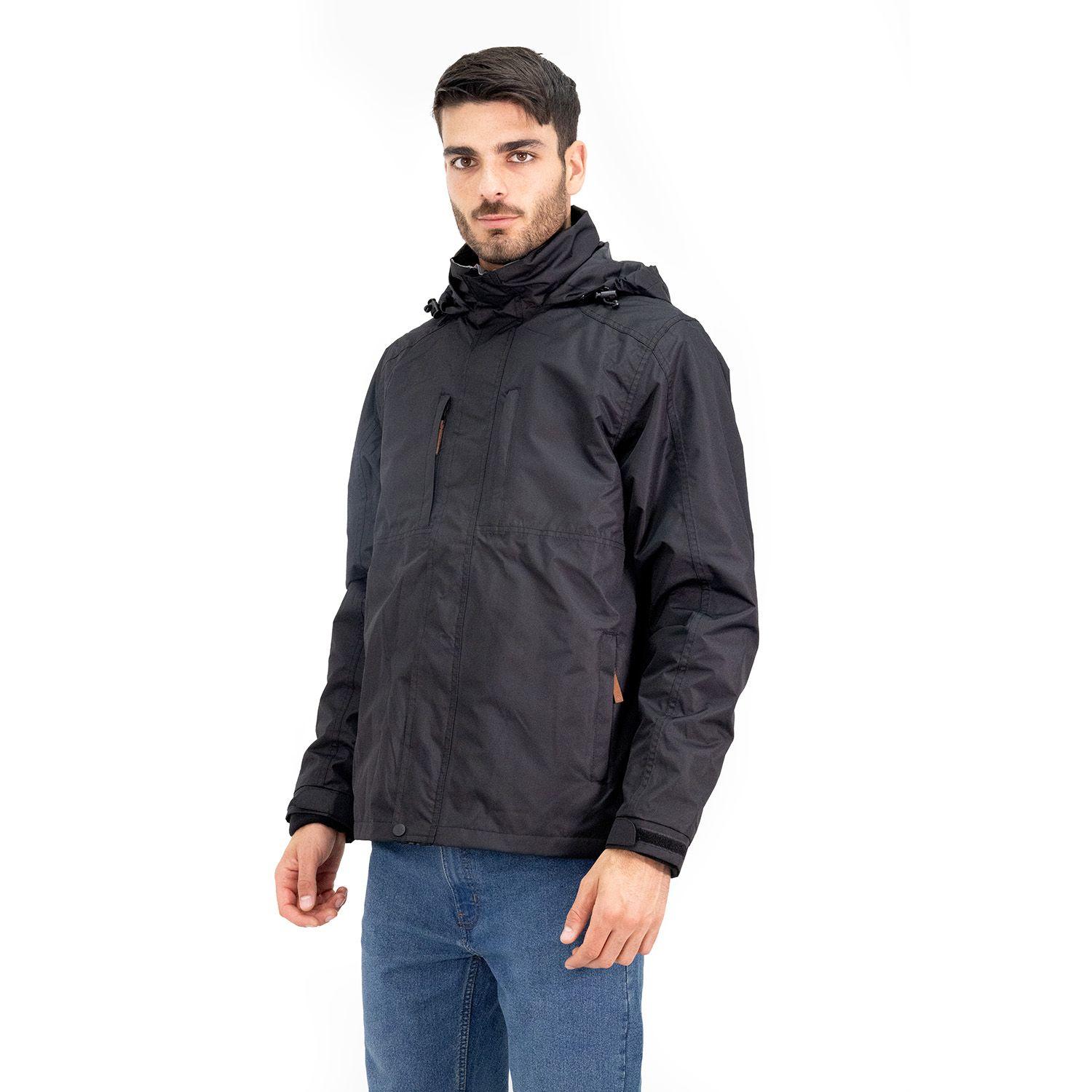 Parka Quebec 3 En 1 Ottawa Negro Hombre-1