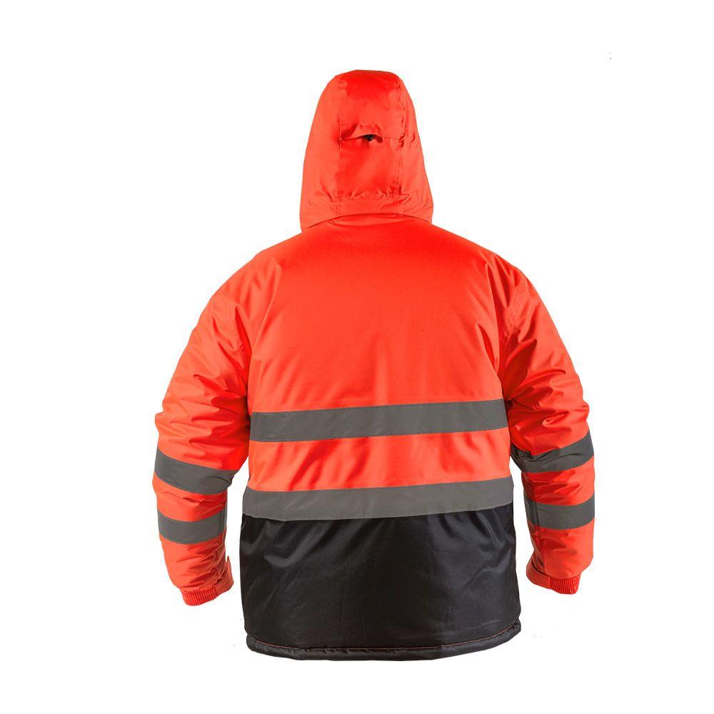 Parka Reflectiva HW Siberia Rojo Fluor-1