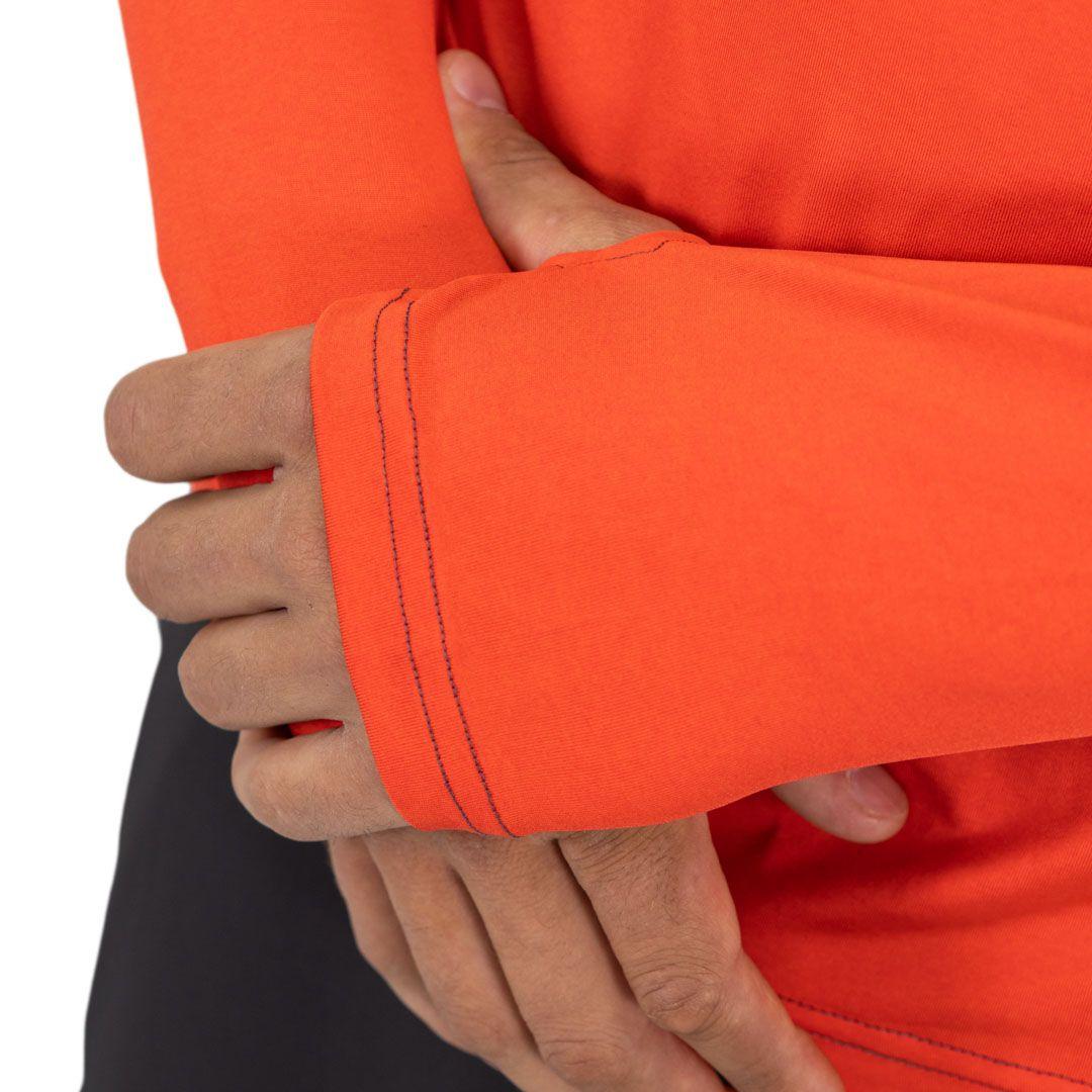 Polera Dry Fit HW SPX Manga Larga Hombre Orange-2