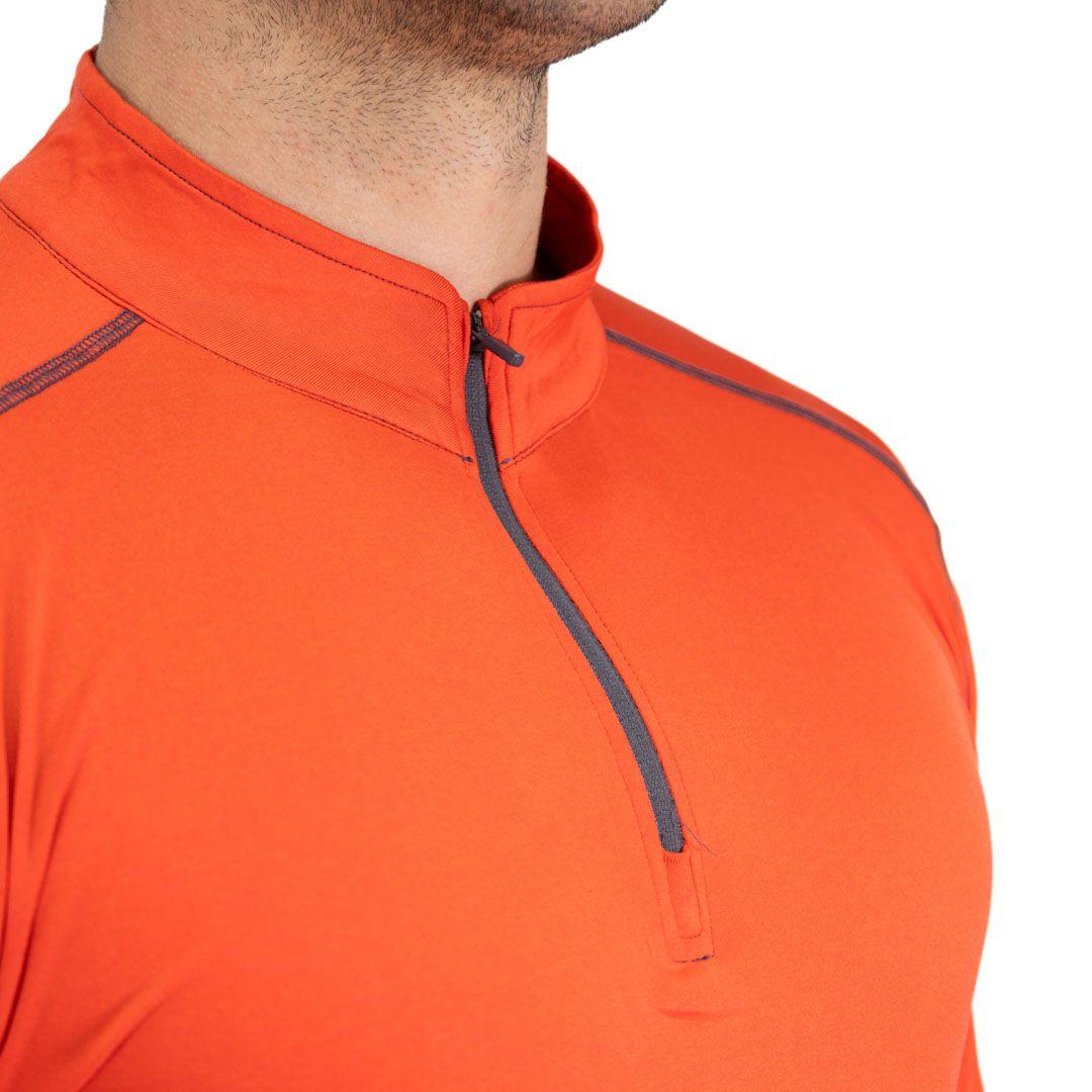 Polera Dry Fit HW SPX Manga Larga Hombre Orange-4