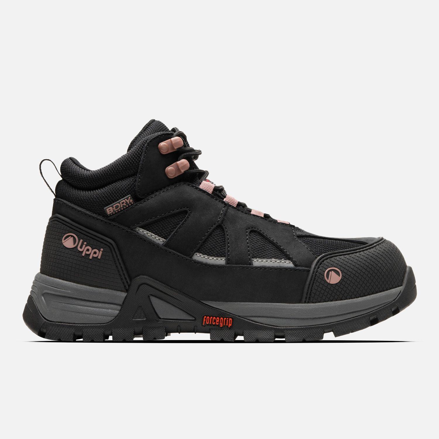 ZAPATO SEGURIDAD LIPPI PRO WORK MUJER VENTUS MID PALO ROSA-0