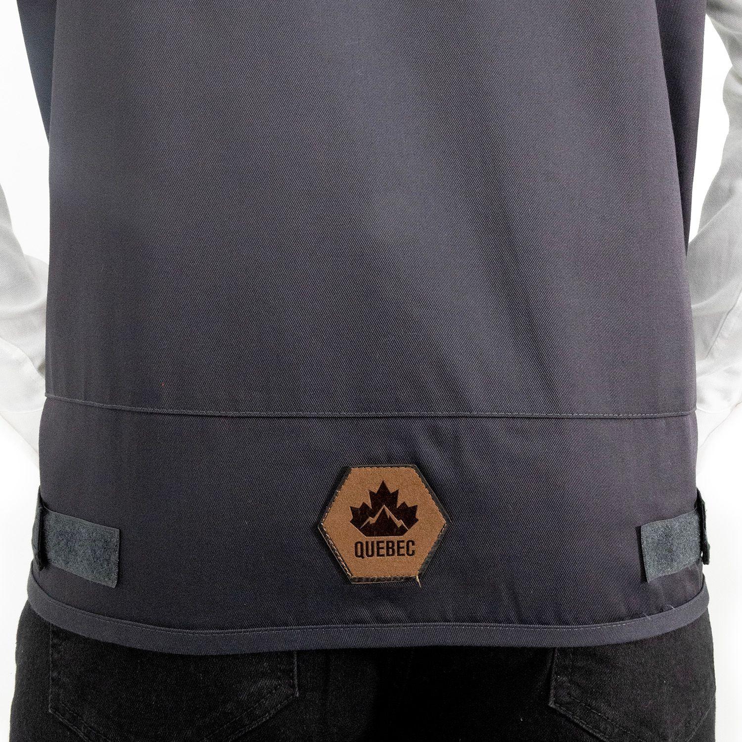 Chaleco Geólogo Gabardina Quebec Gris-6