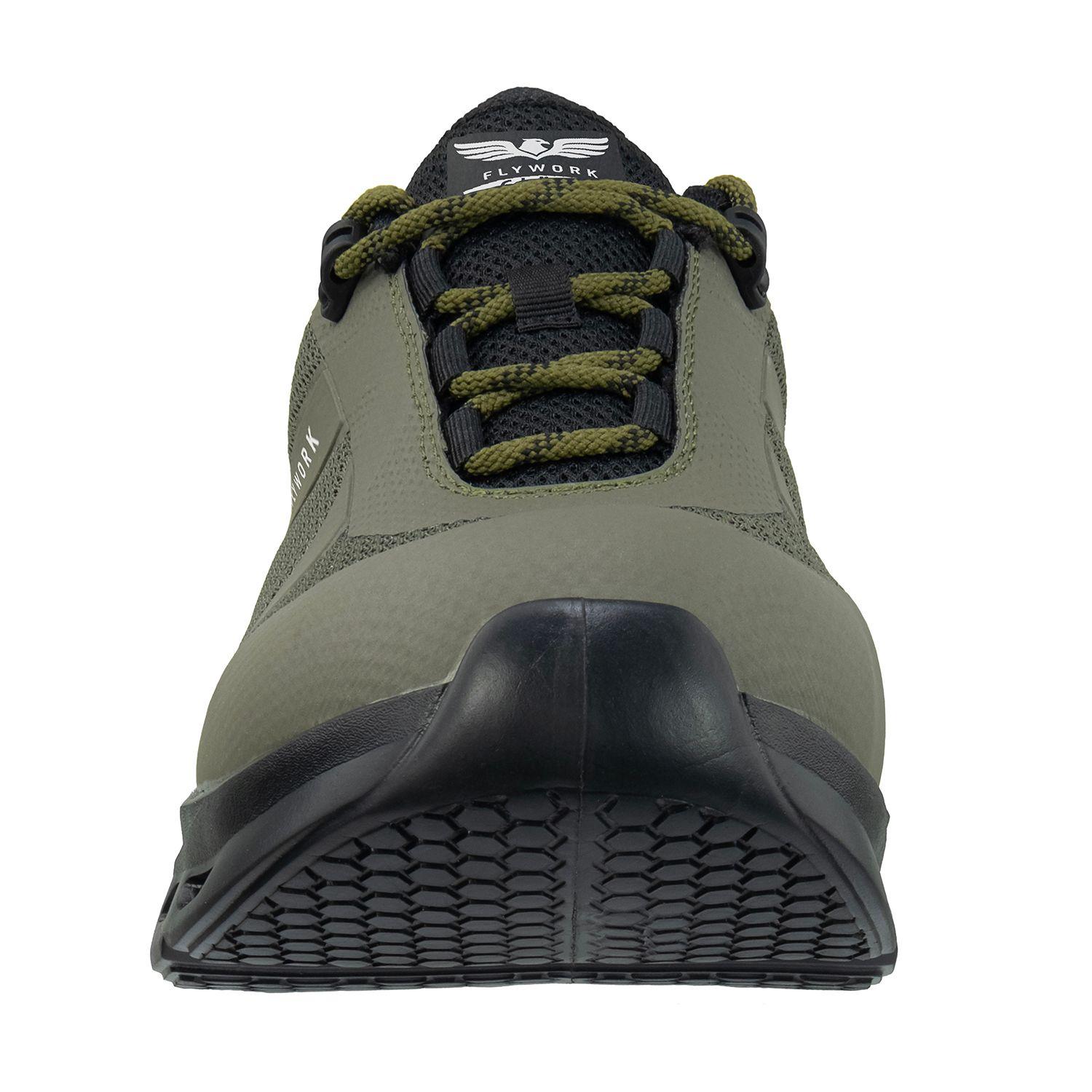 ZAPATILLA DE TRABAJO EDBK FLY WORK LOW DK GREEN BLACK-3