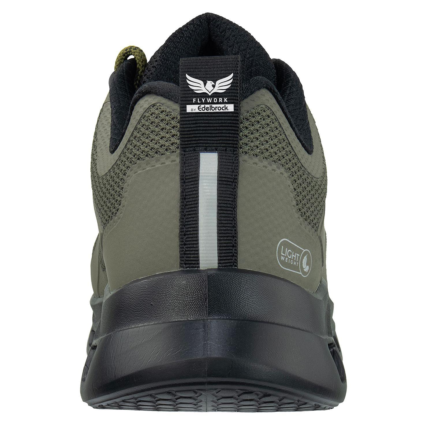 ZAPATILLA DE TRABAJO EDBK FLY WORK LOW DK GREEN BLACK-4
