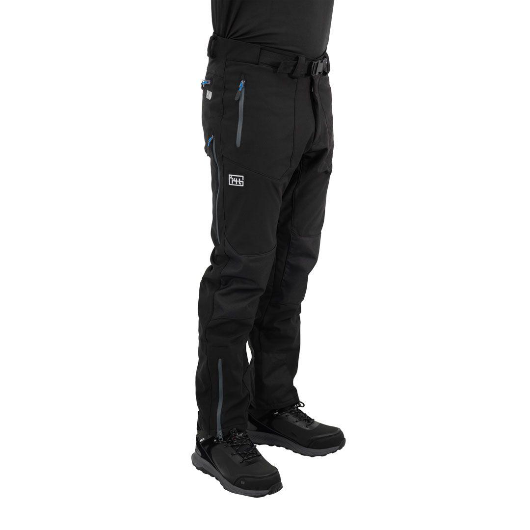 Pantalón HW Softshell Wolverine Antiácido Negro/Azul-1