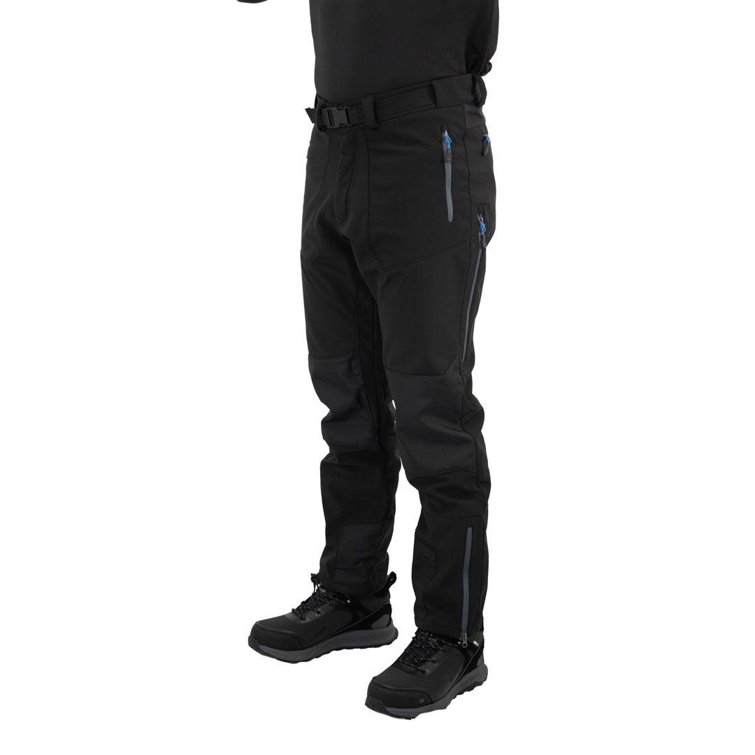 Pantalón HW Softshell Wolverine Antiácido Negro/Azul-2