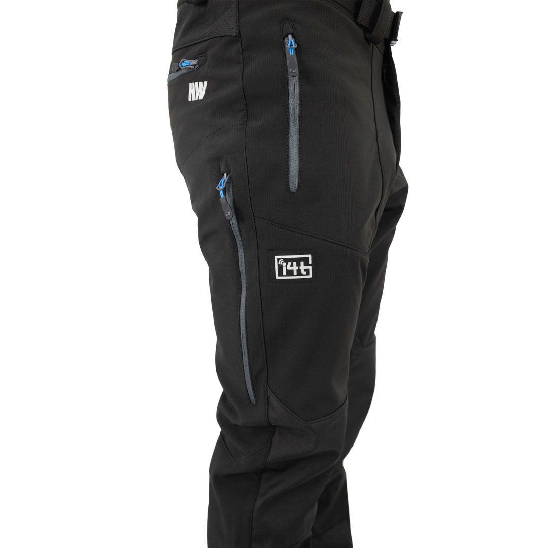 Pantalón HW Softshell Wolverine Antiácido Negro/Azul-4