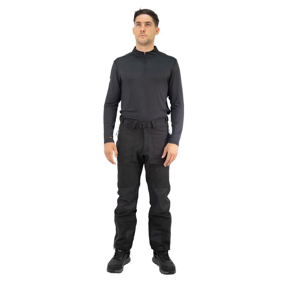 Pantalón HW Softshell Wolverine Antiácido Negro/Azul-5