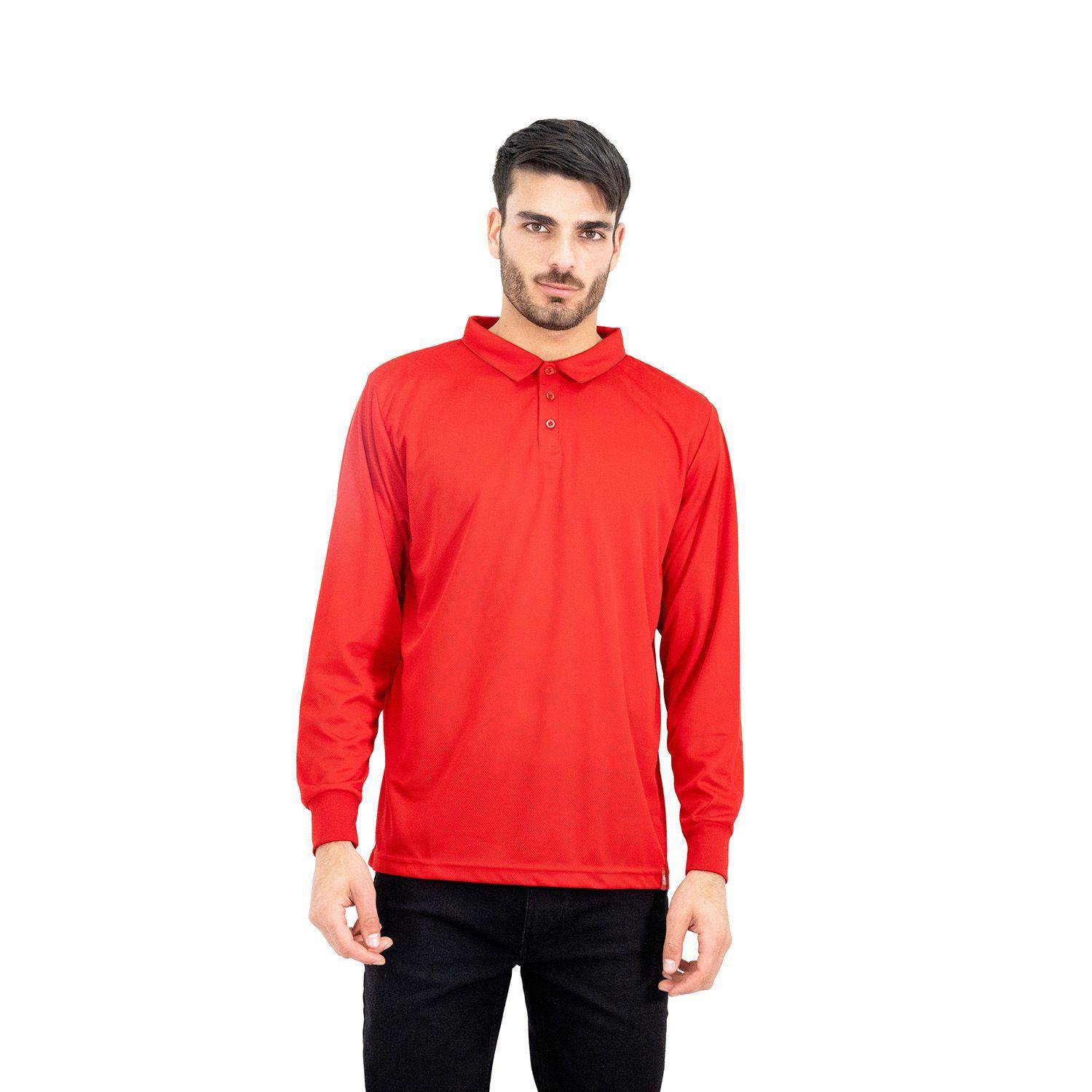 Polera Cooldry Quebec  M/L Roja-0
