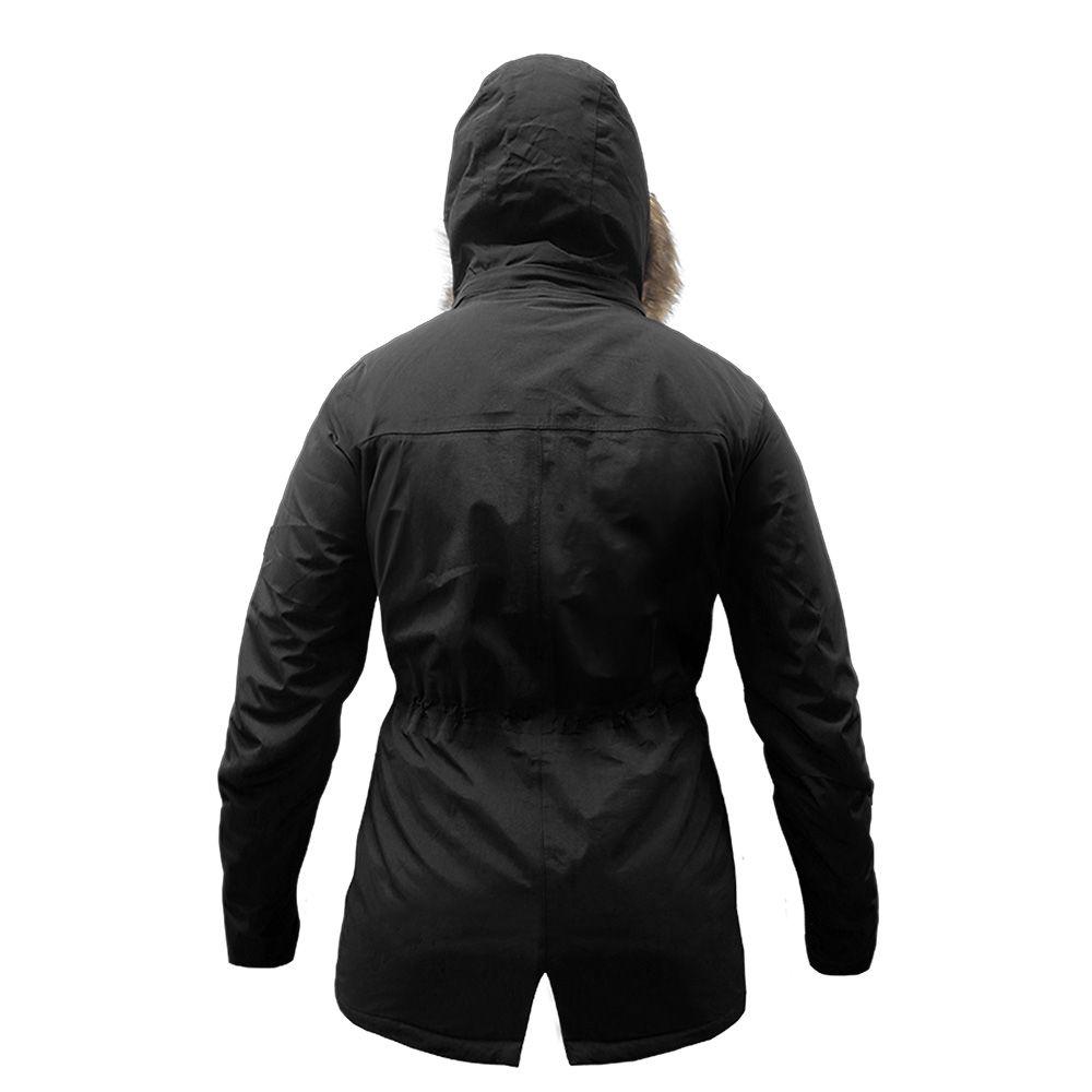 Parka HW Kodiak Negro Mujer-1