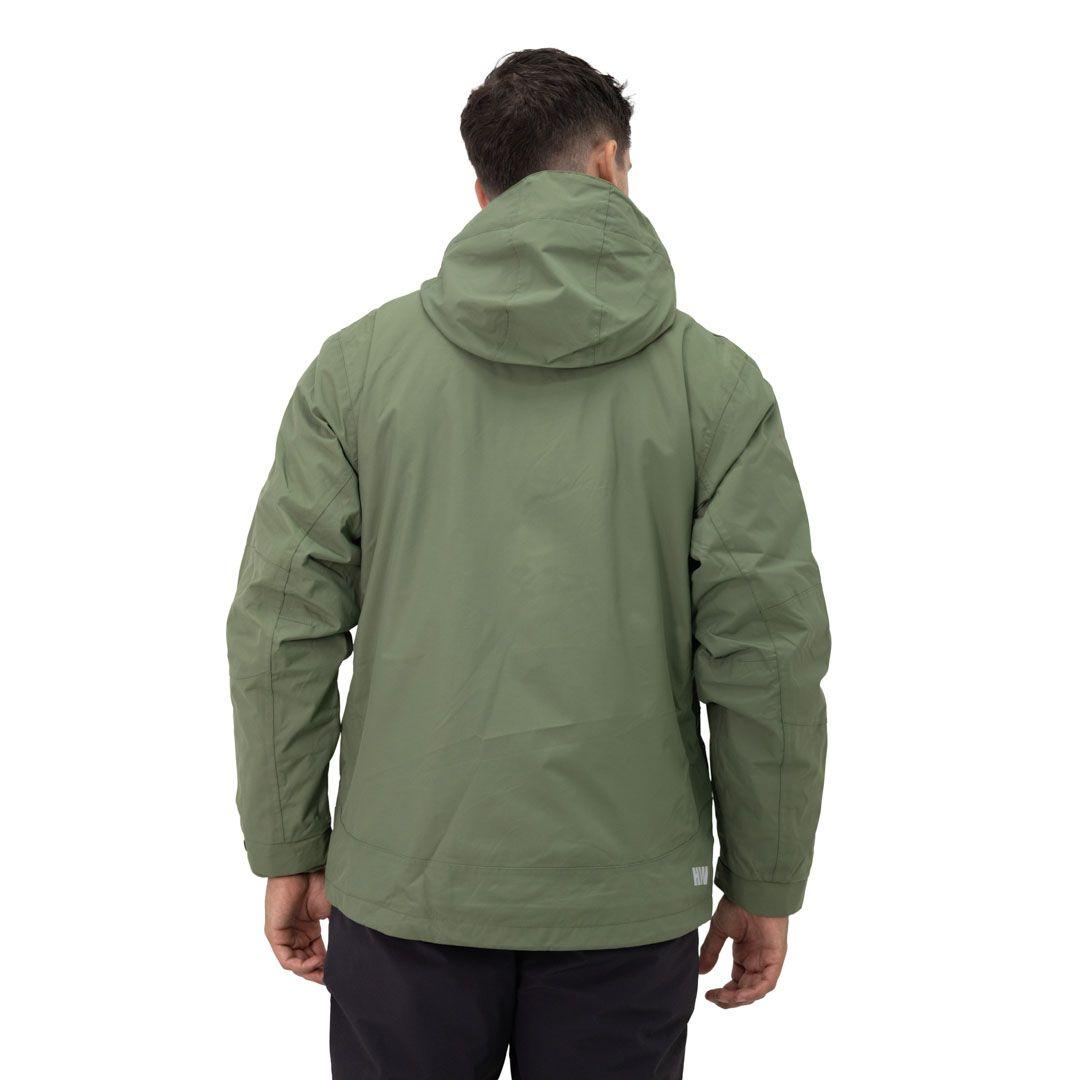 Parka Desmontable HW Reno 3 en 1 Verde Oliva-2