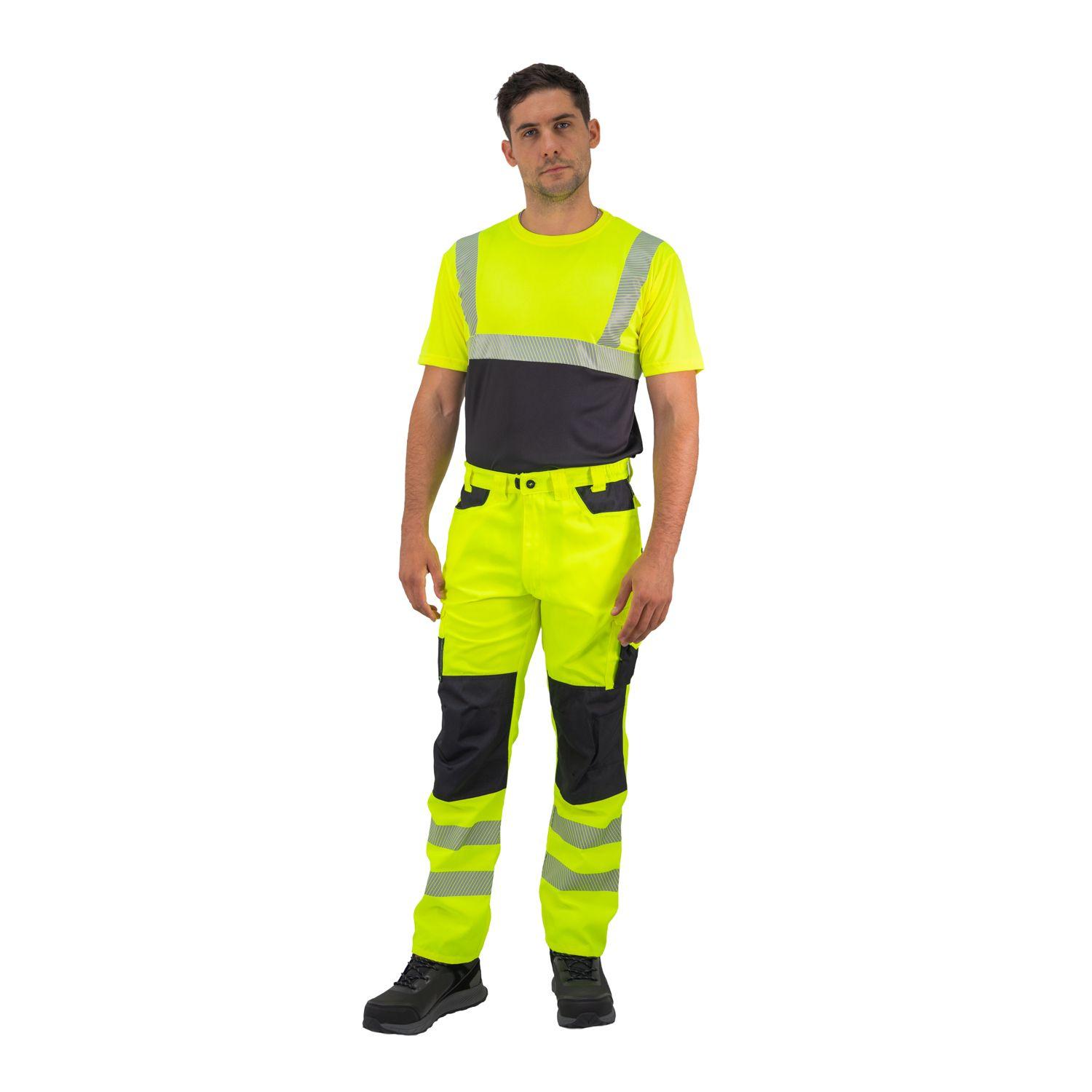 Pantalón Cargo HW Dakota Amarillo Fluor-4