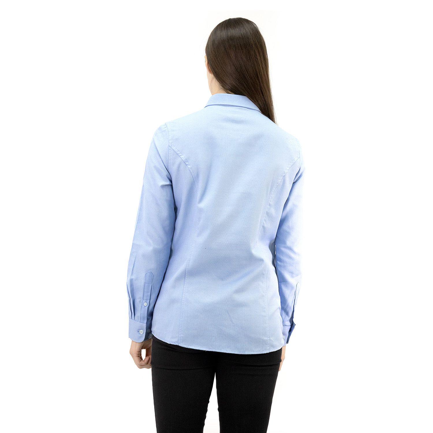 Camisa Quebec Vancouver Celeste Mujer-3
