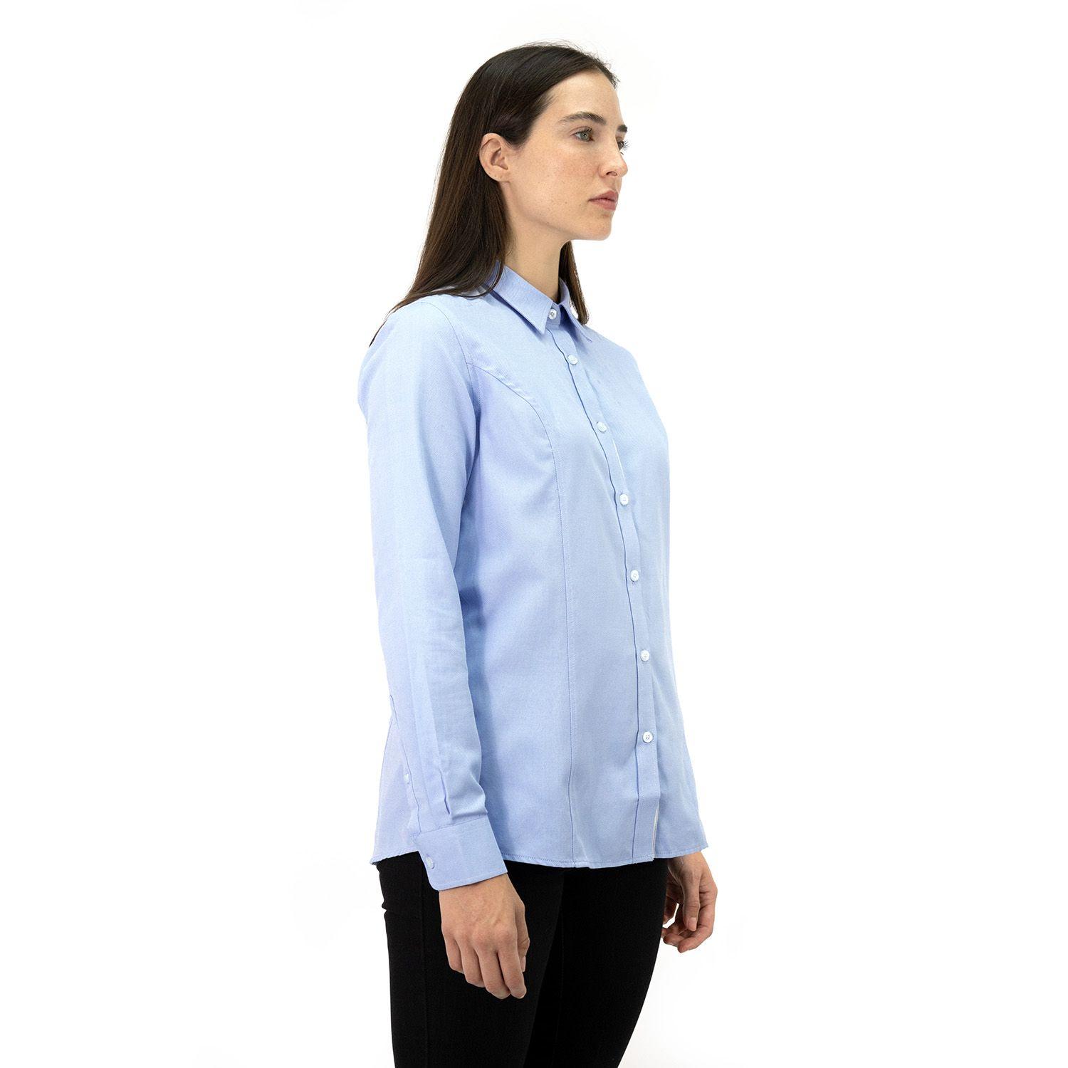 Camisa Quebec Vancouver Celeste Mujer-1