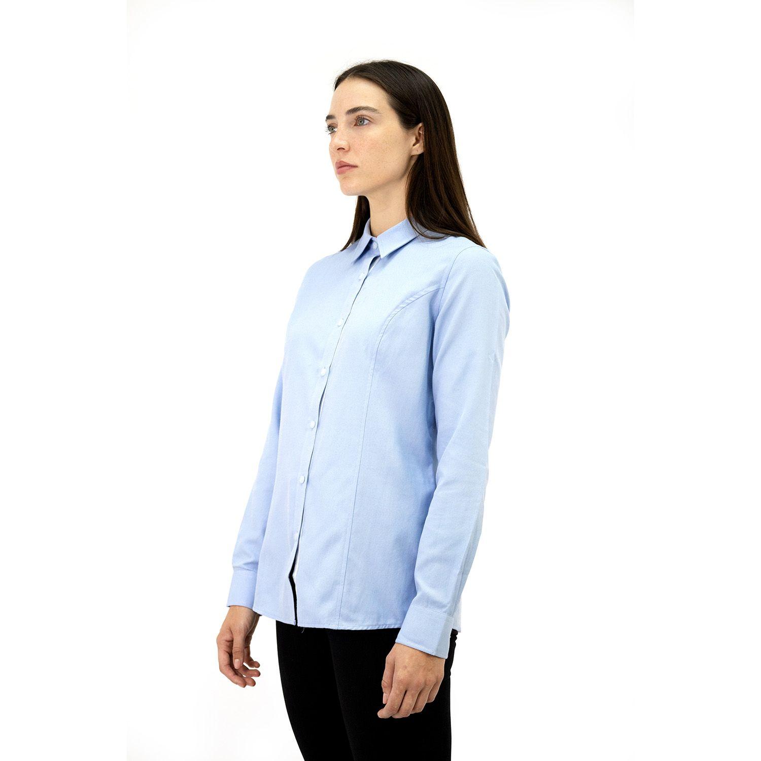 Camisa Quebec Vancouver Celeste Mujer-2