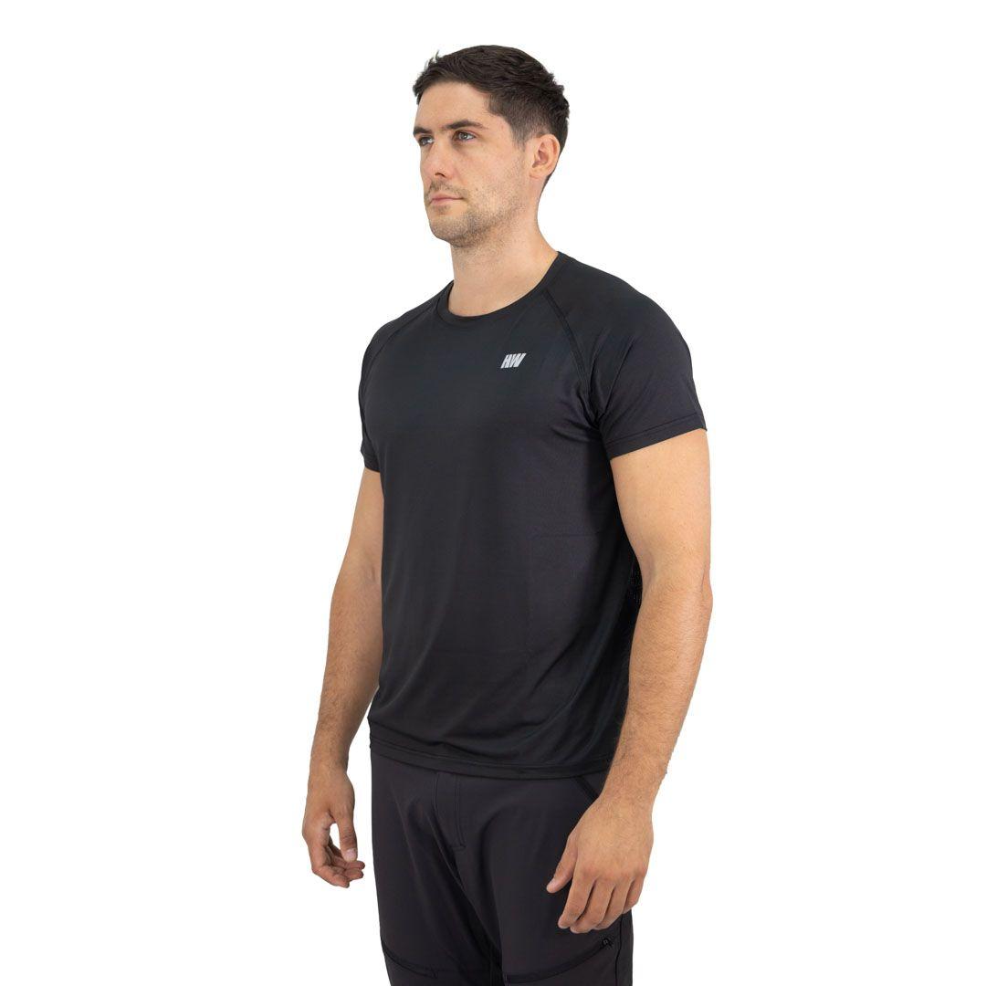Polera Dry Fit HW SPX Manga Corta Hombre Black-1
