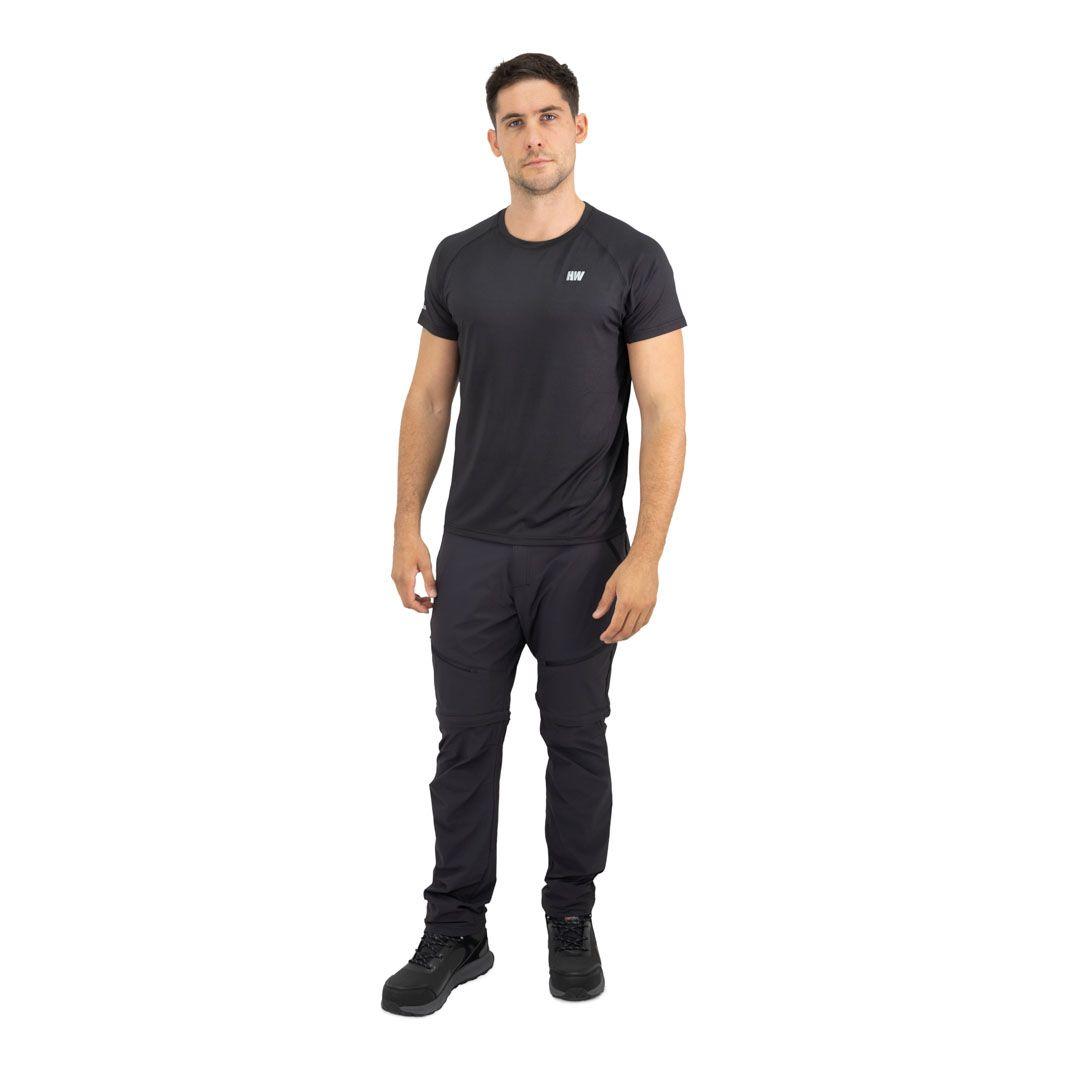 Polera Dry Fit HW SPX Manga Corta Hombre Black-2