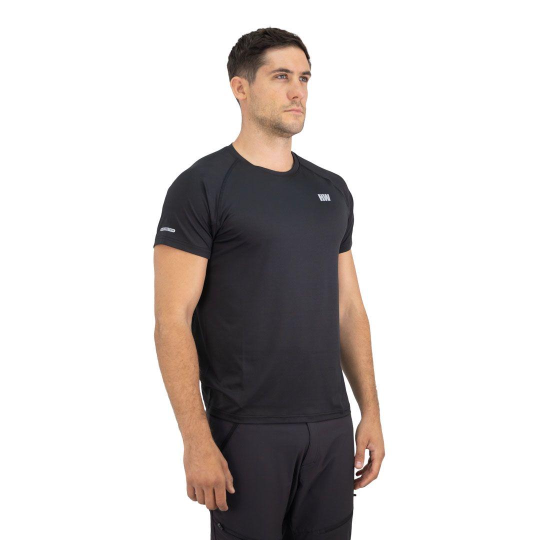 Polera Dry Fit HW SPX Manga Corta Hombre Black-6