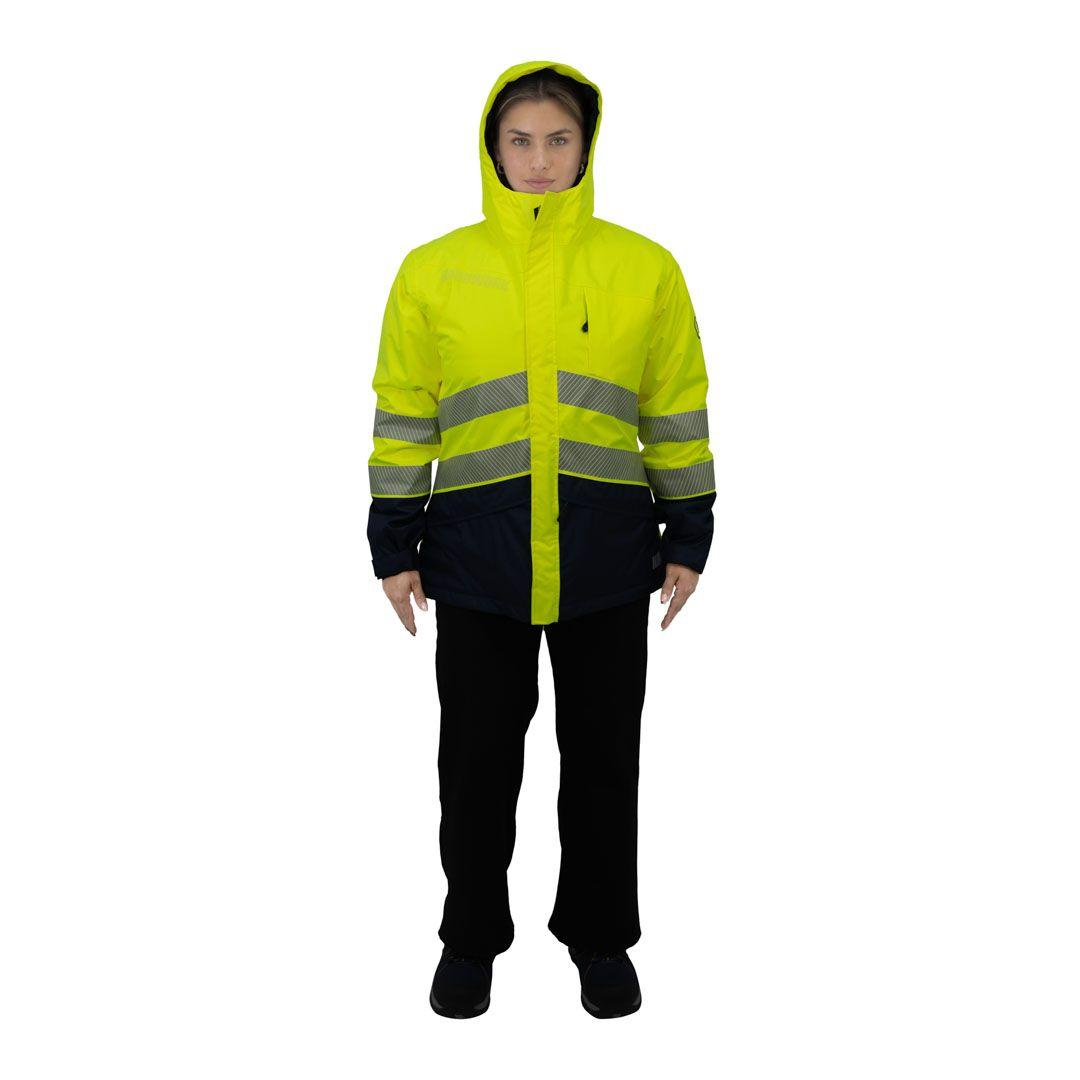 Parka HW Artica Mujer Amarillo Fluor-0