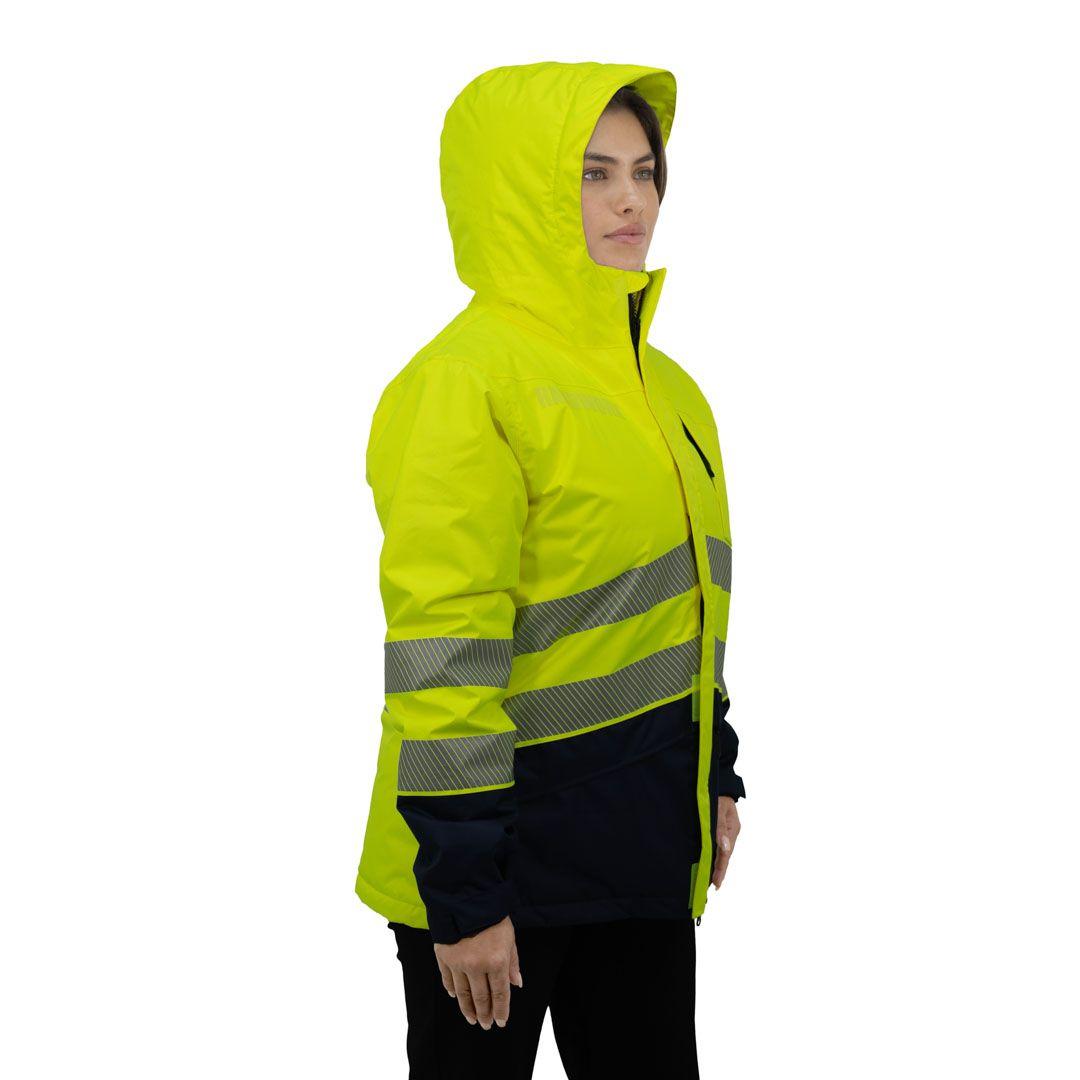 Parka HW Artica Mujer Amarillo Fluor-1