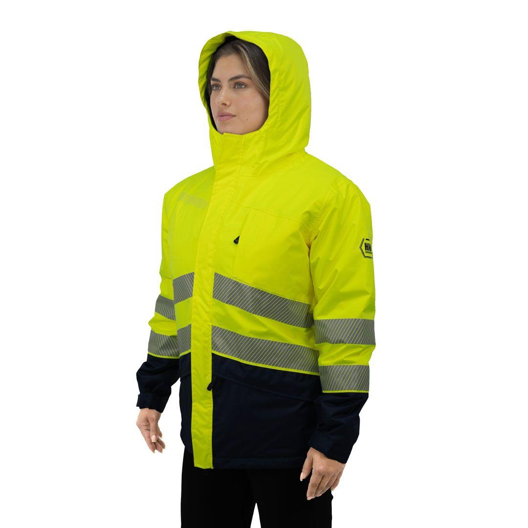 Parka HW Artica Mujer Amarillo Fluor-2