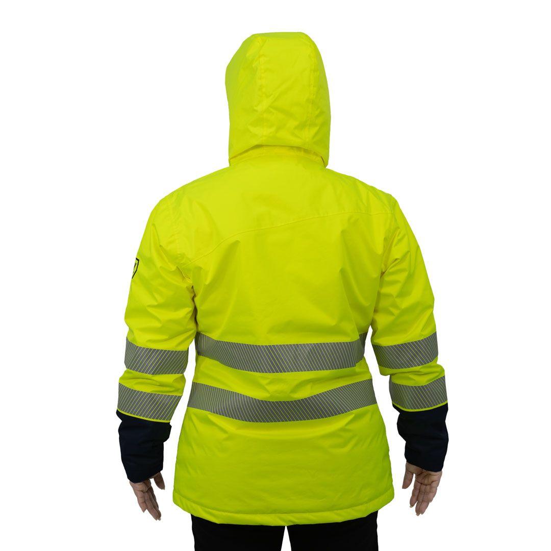 Parka HW Artica Mujer Amarillo Fluor-3