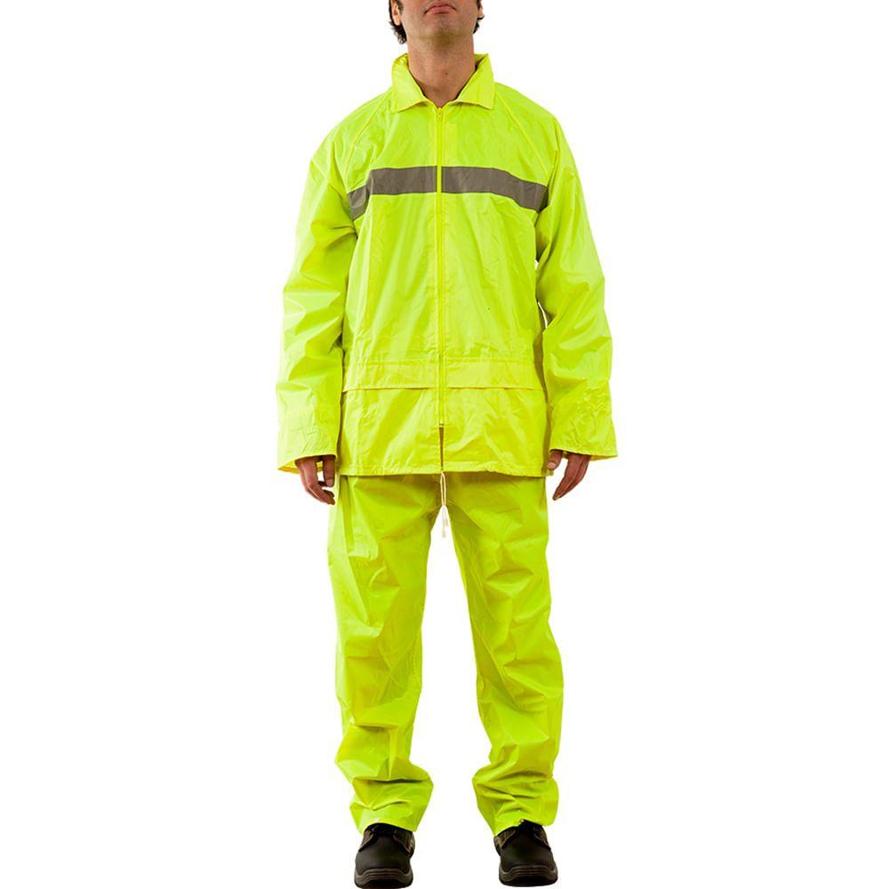 Traje Ejecutivo Amarillo Fluor-0