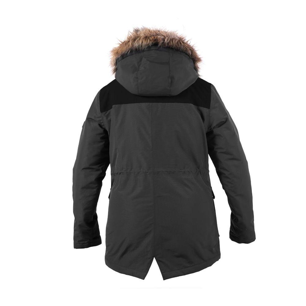 Parka Impermeable Hw Kodiak Mujer Carbon Grey-1