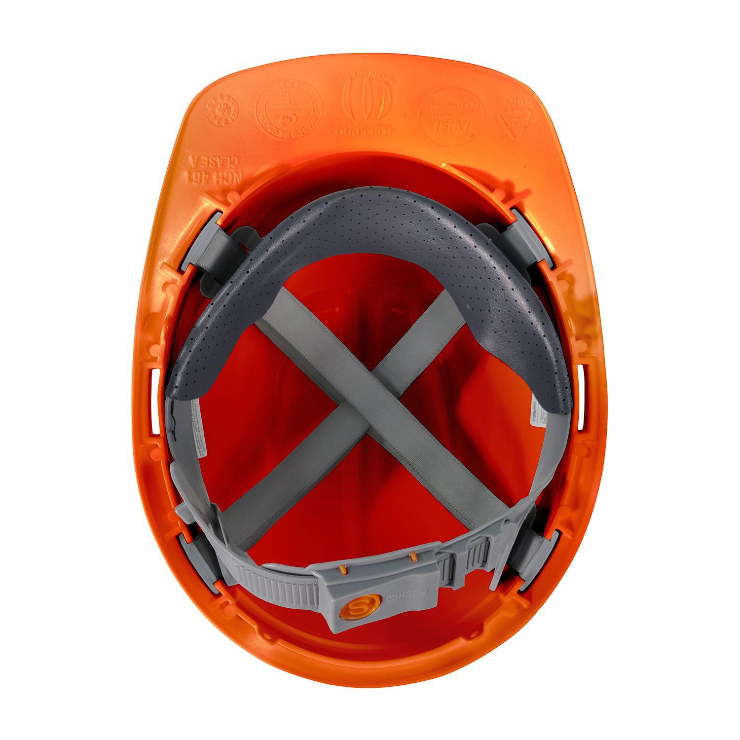 Casco Monster Top 33 Naranjo Steelpro-3