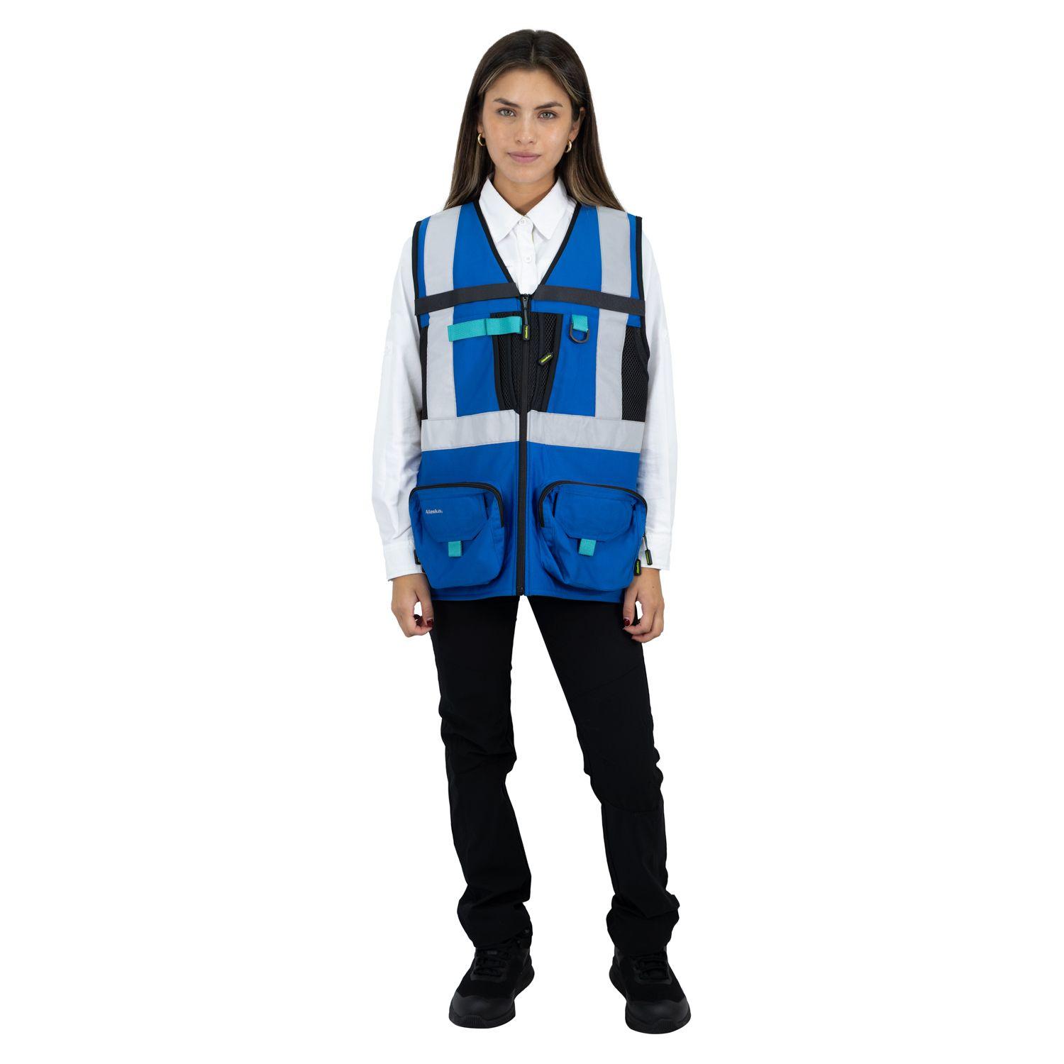 Chaleco Geologo Alaska xpert Mujer Azul-4