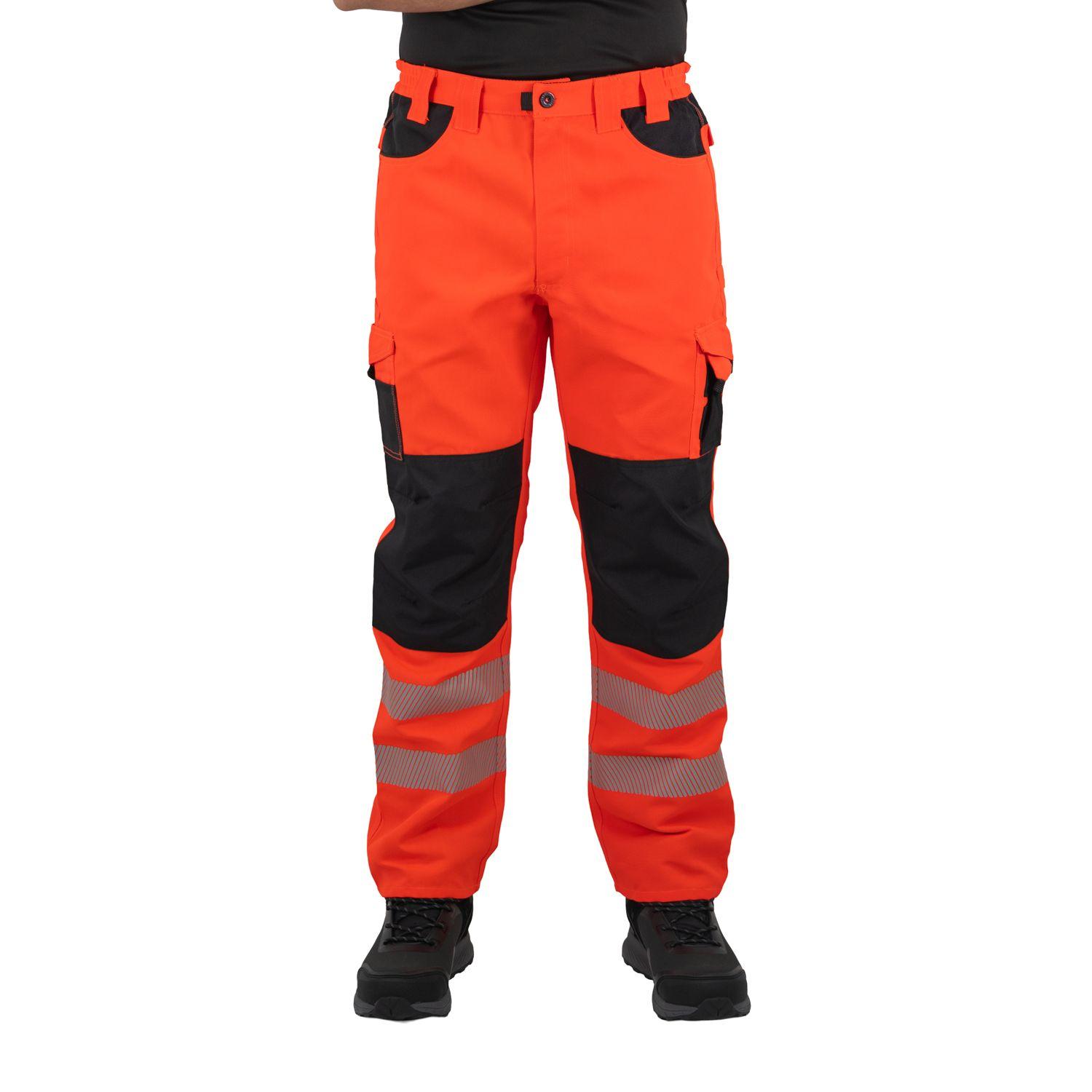 Pantalón Cargo HW Dakota Rojo Fluor-0