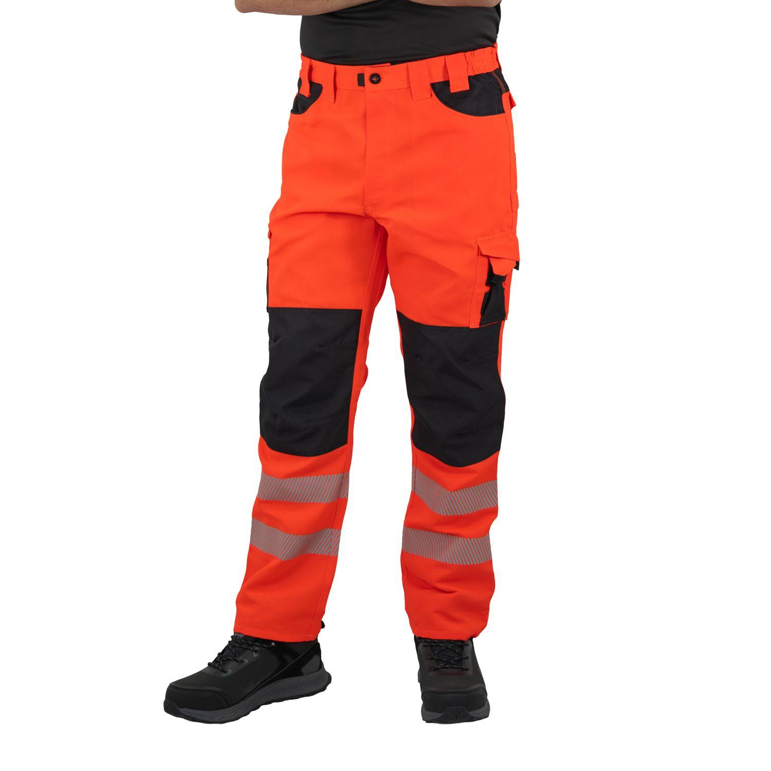 Pantalón Cargo HW Dakota Rojo Fluor-2