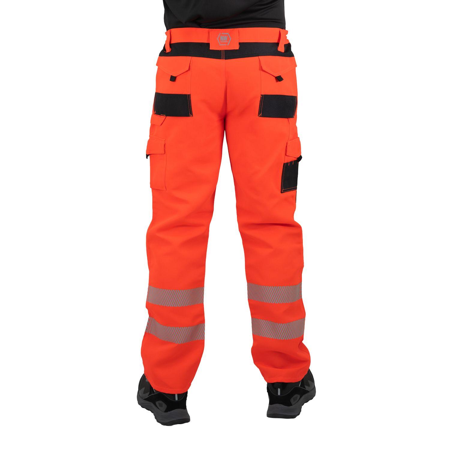 Pantalón Cargo HW Dakota Rojo Fluor-3