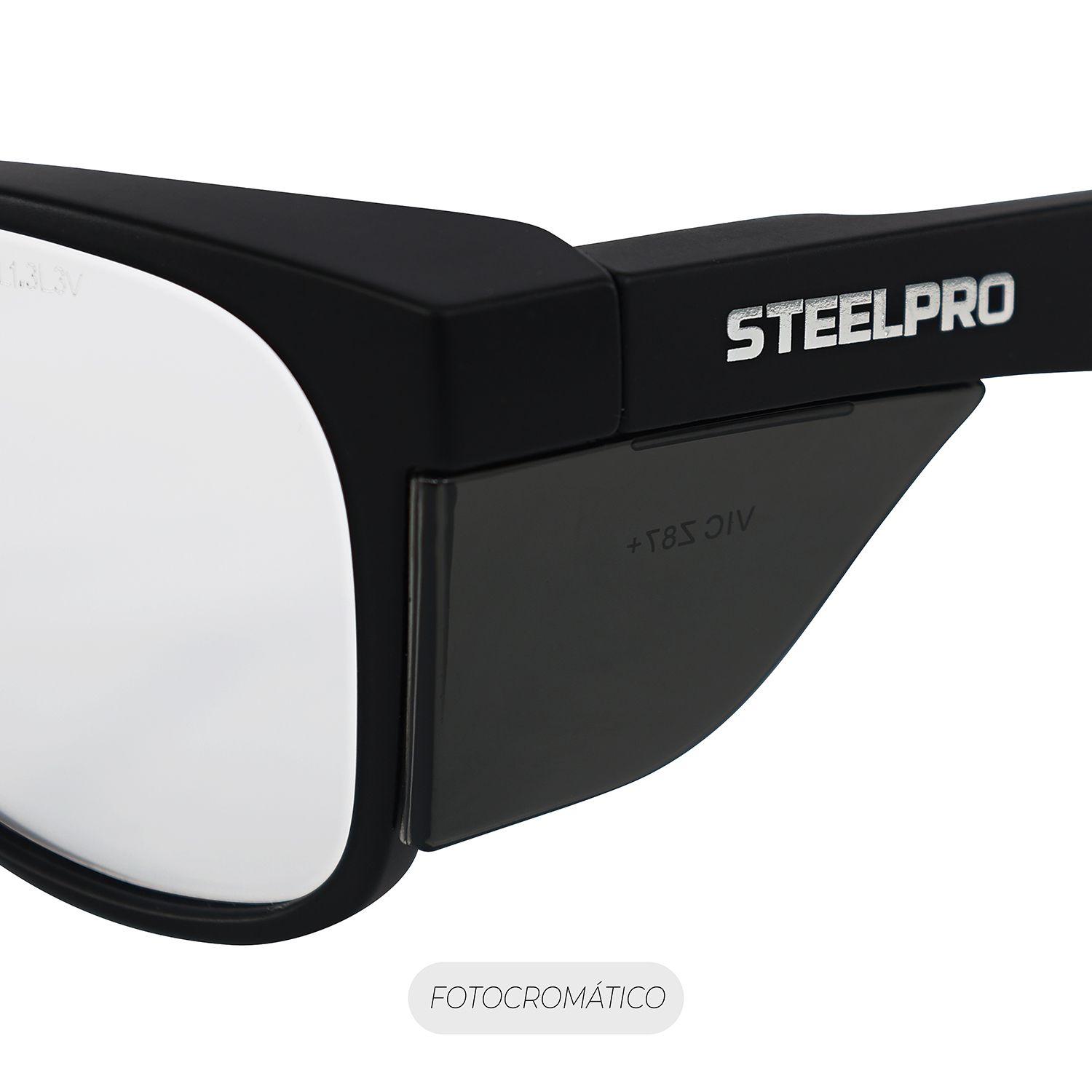 Lente Seguridad Safeblack Fotocromatico Steelpro-4