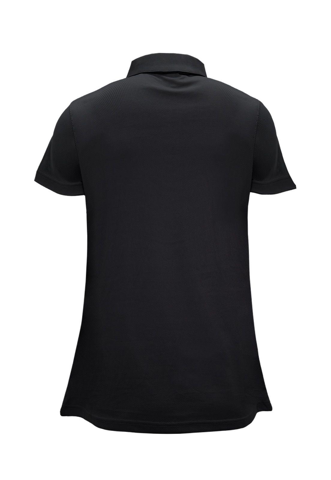 Polera Cooldry Quebec Manga Corta Mujer Black-1
