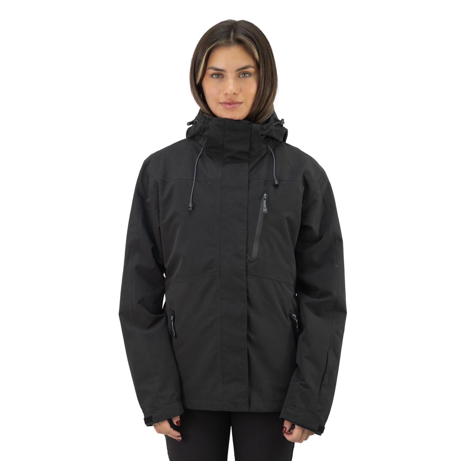 Parka HW 3 En 1 Reno Nomade Negro Mujer-0