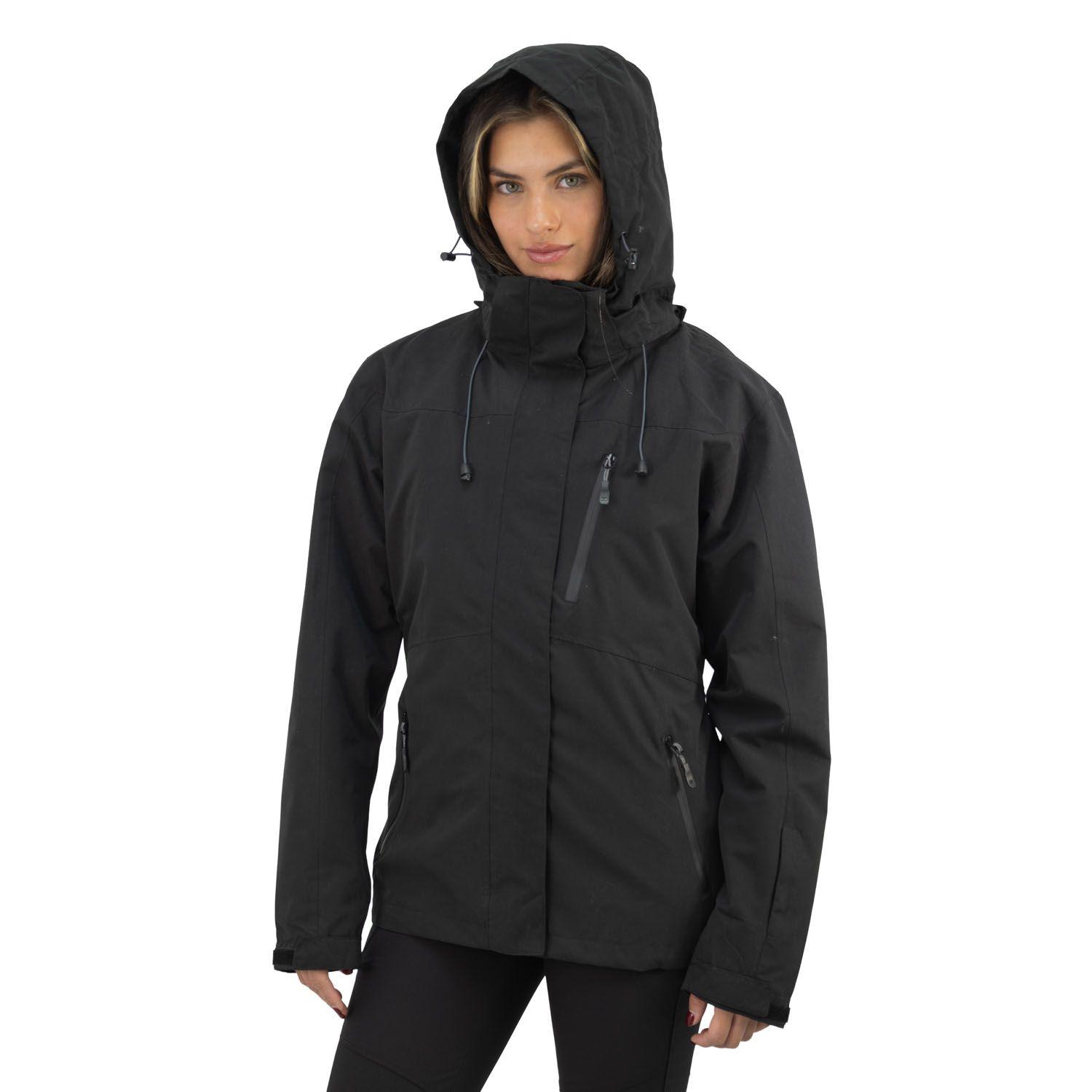 Parka HW 3 En 1 Reno Nomade Negro Mujer-2