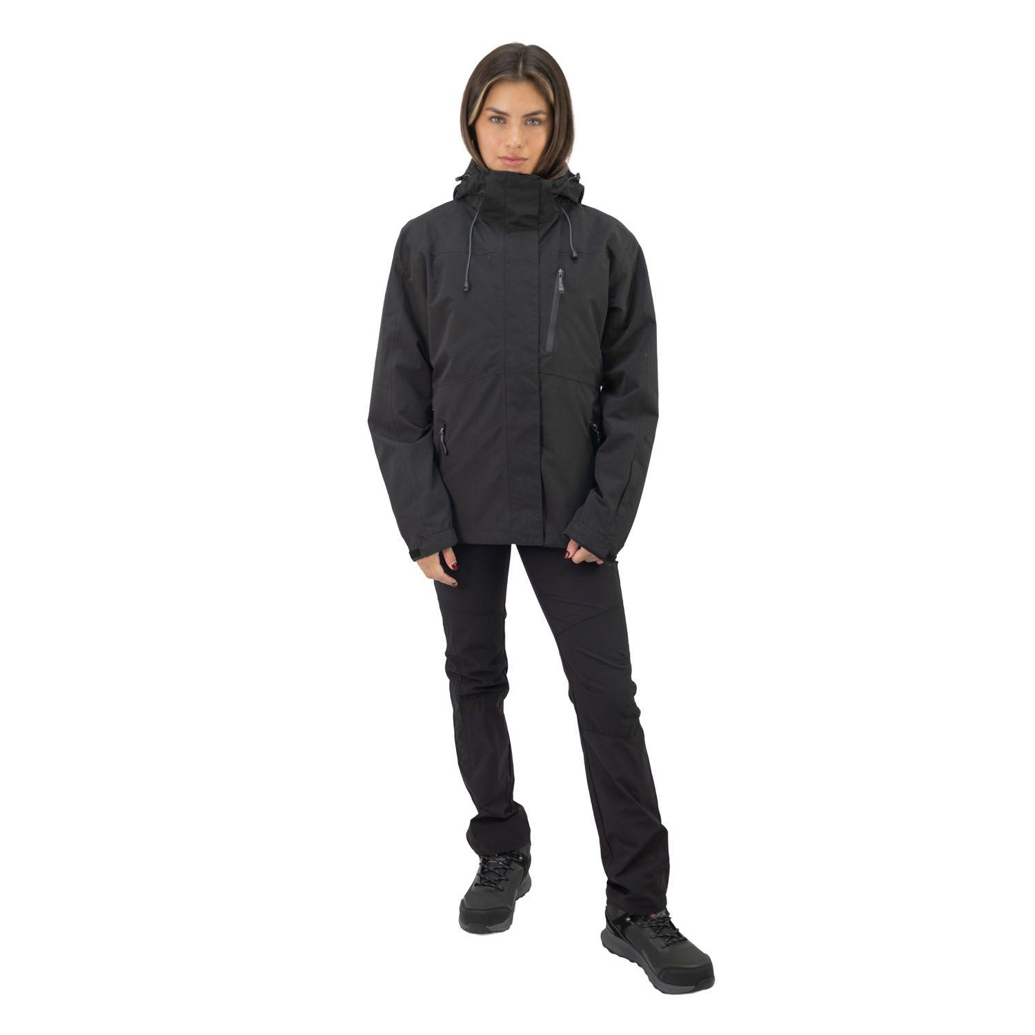 Parka HW 3 En 1 Reno Nomade Negro Mujer-8