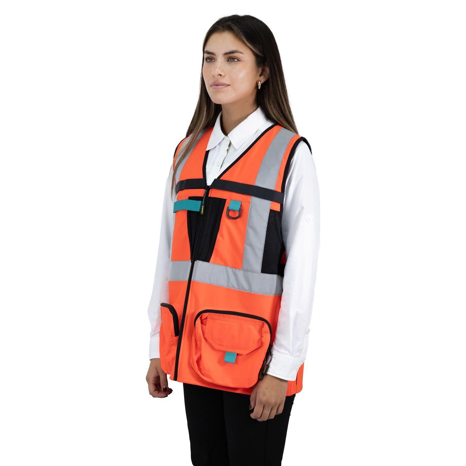 Chaleco Geologo Alaska Xpert Mujer Naranjo-2