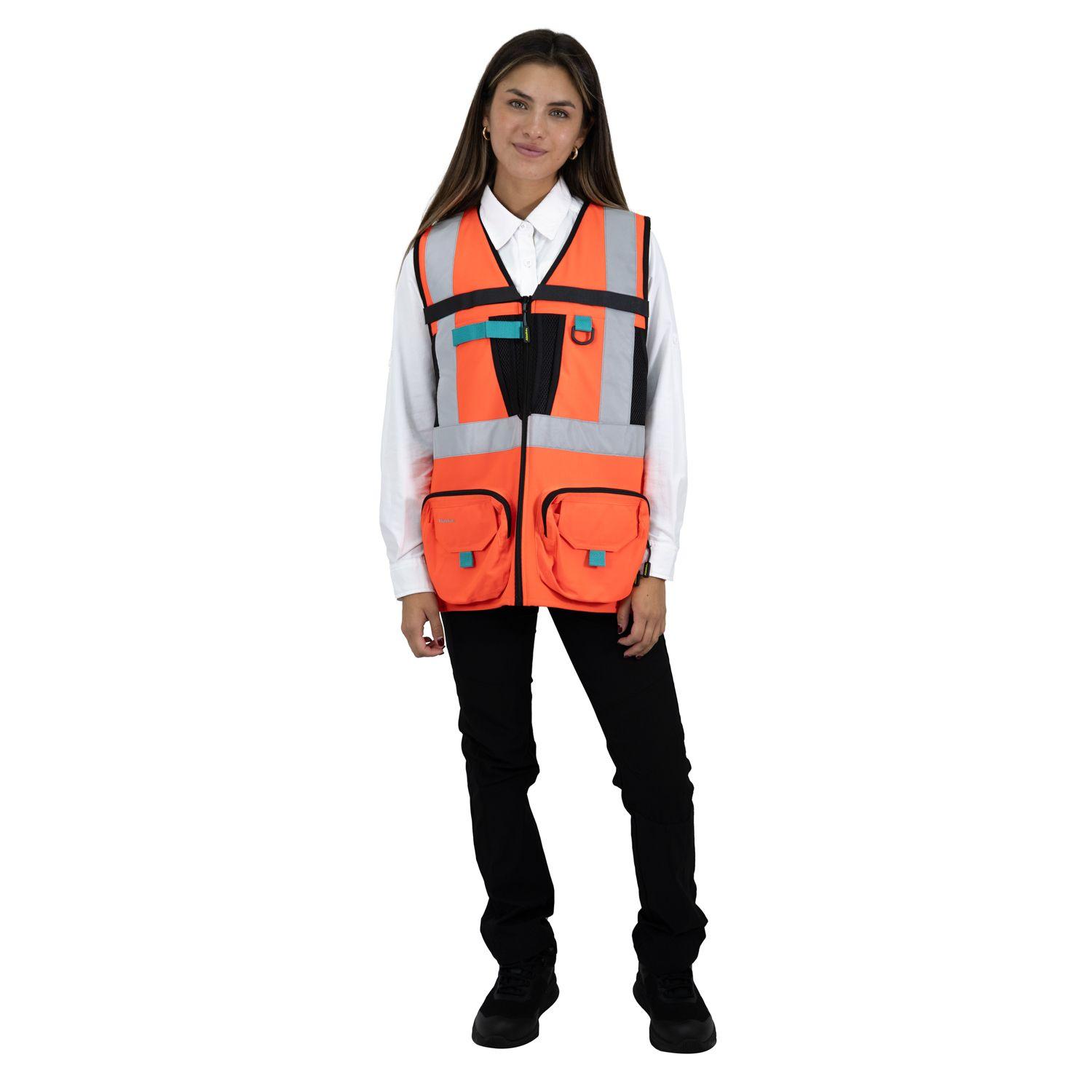 Chaleco Geologo Alaska Xpert Mujer Naranjo-4