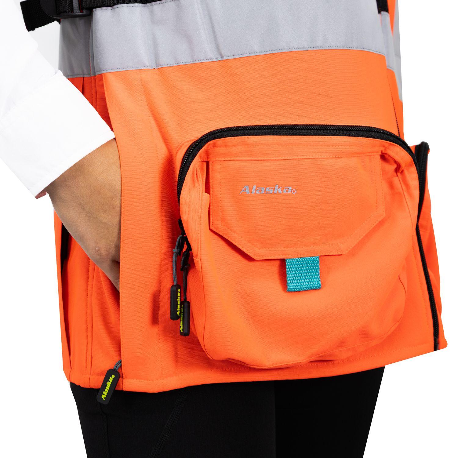 Chaleco Geologo Alaska Xpert Mujer Naranjo-7